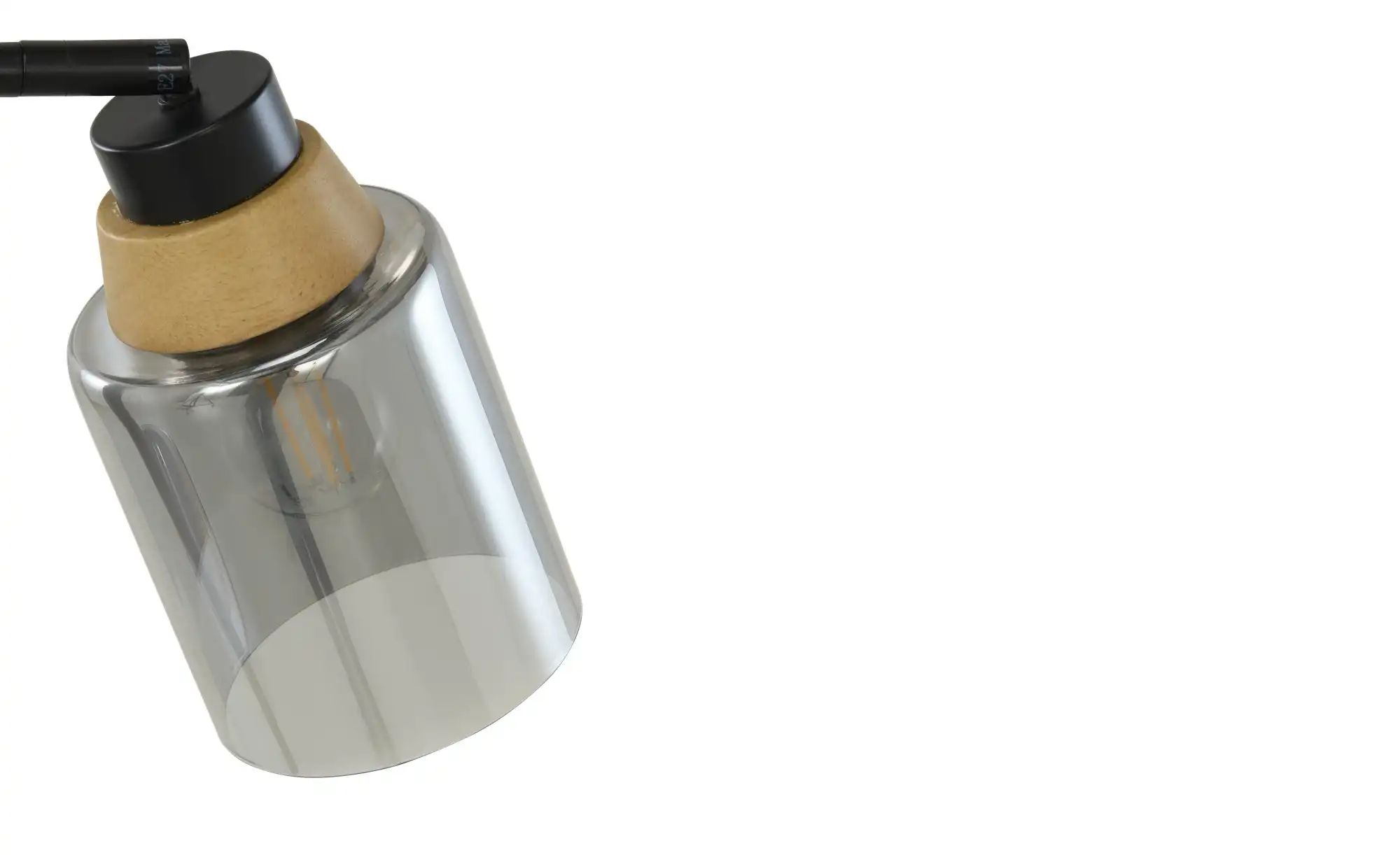 Briloner Stehleuchte Royk Schwenkbar Retro E27 Fassung Rauchglas günstig online kaufen