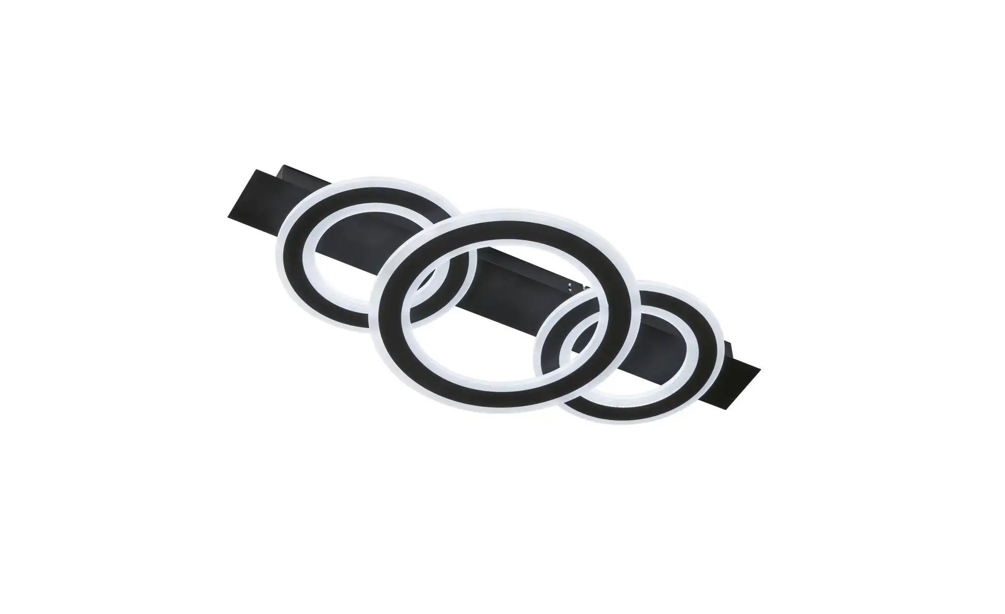 Fischer-Honsel Deckenleuchte   ¦ schwarz ¦ Maße (cm): B: 76,5 H: 8 T: 36.0 günstig online kaufen