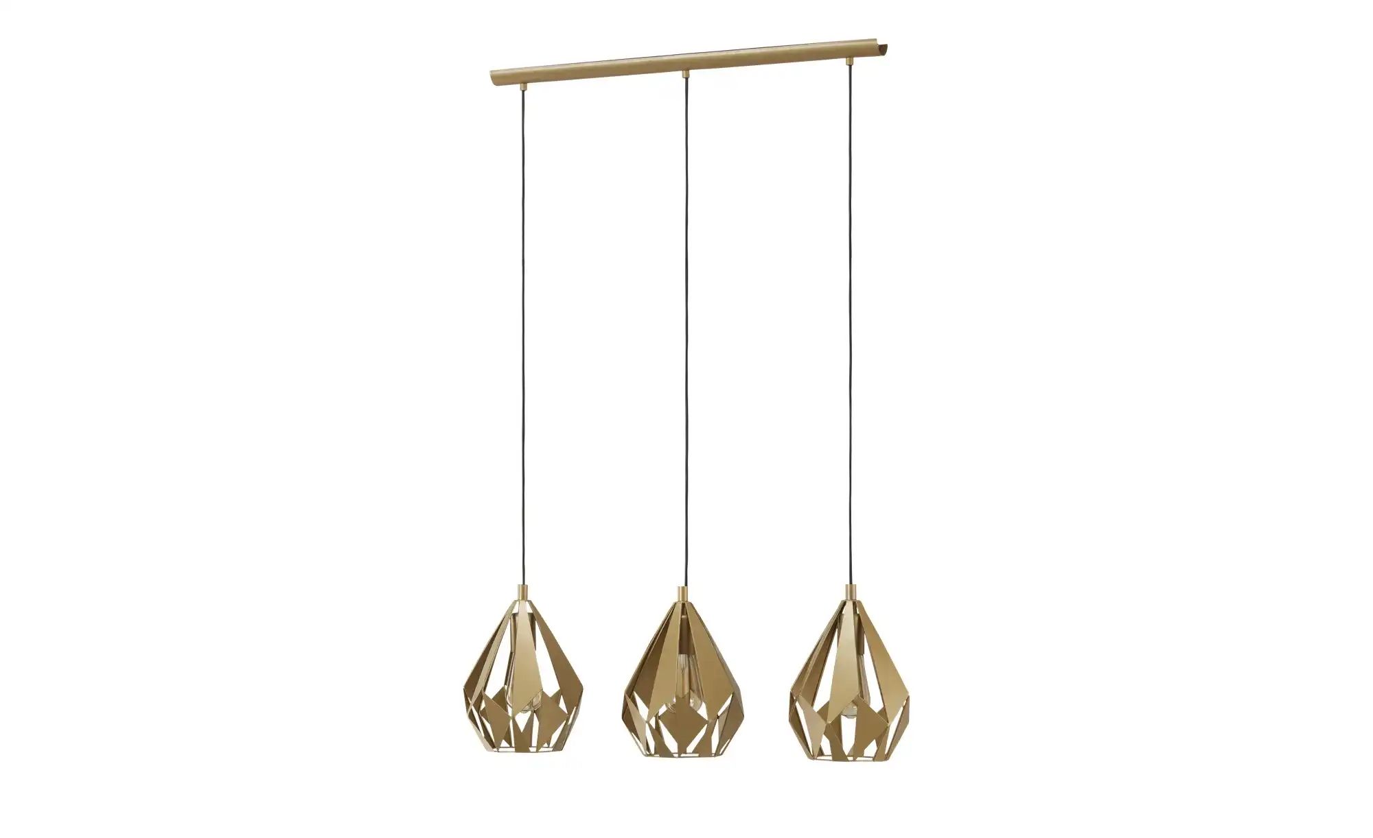 Pendelleuchte   ¦ gold ¦ Maße (cm): B: 80,5 H: 110 T: 20.5 Lampen & Leuchte günstig online kaufen