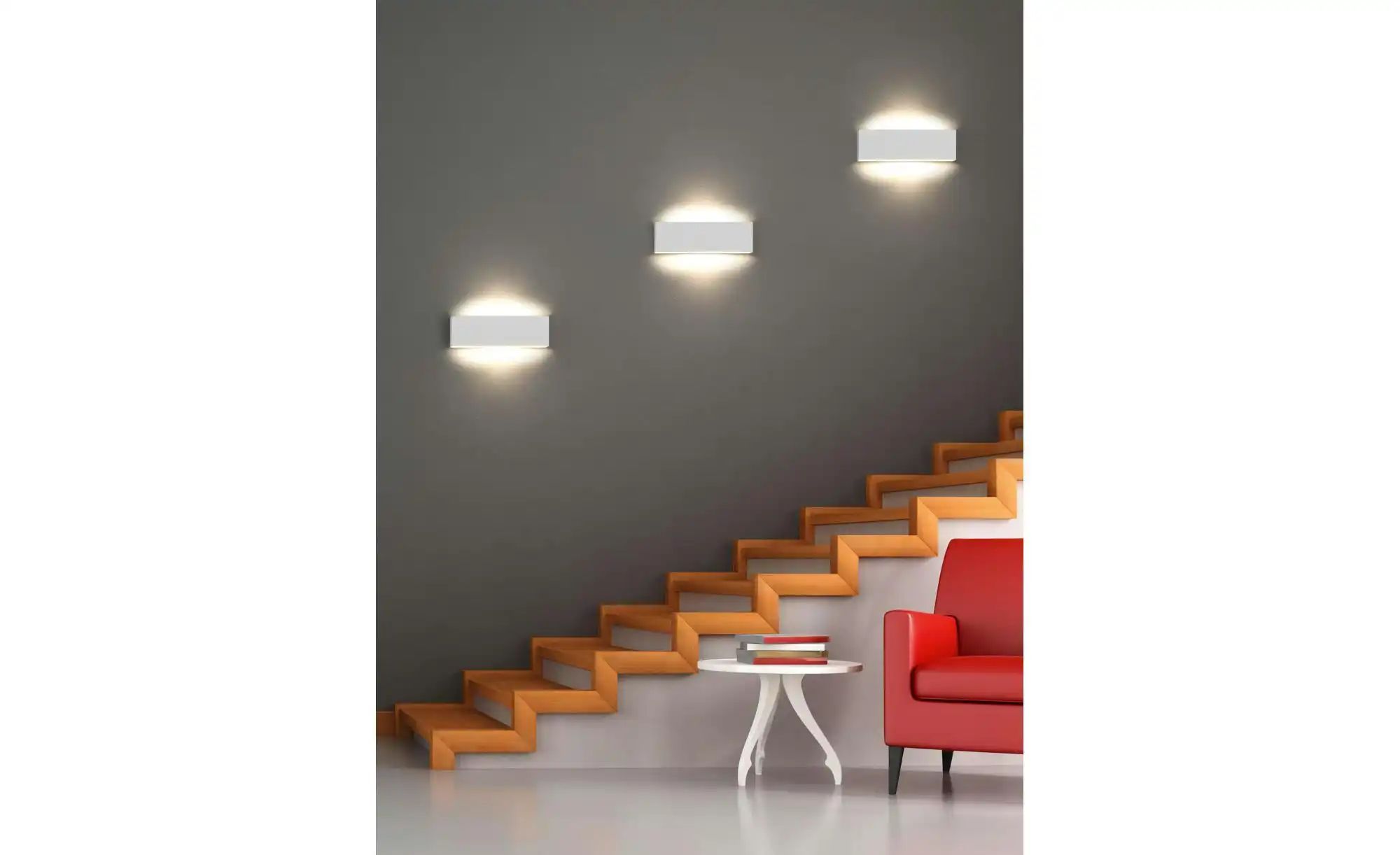 Trio Wandleuchte   ¦ weiß ¦ Maße (cm): B: 28 H: 8 T: 8.0 Lampen & Leuchten günstig online kaufen