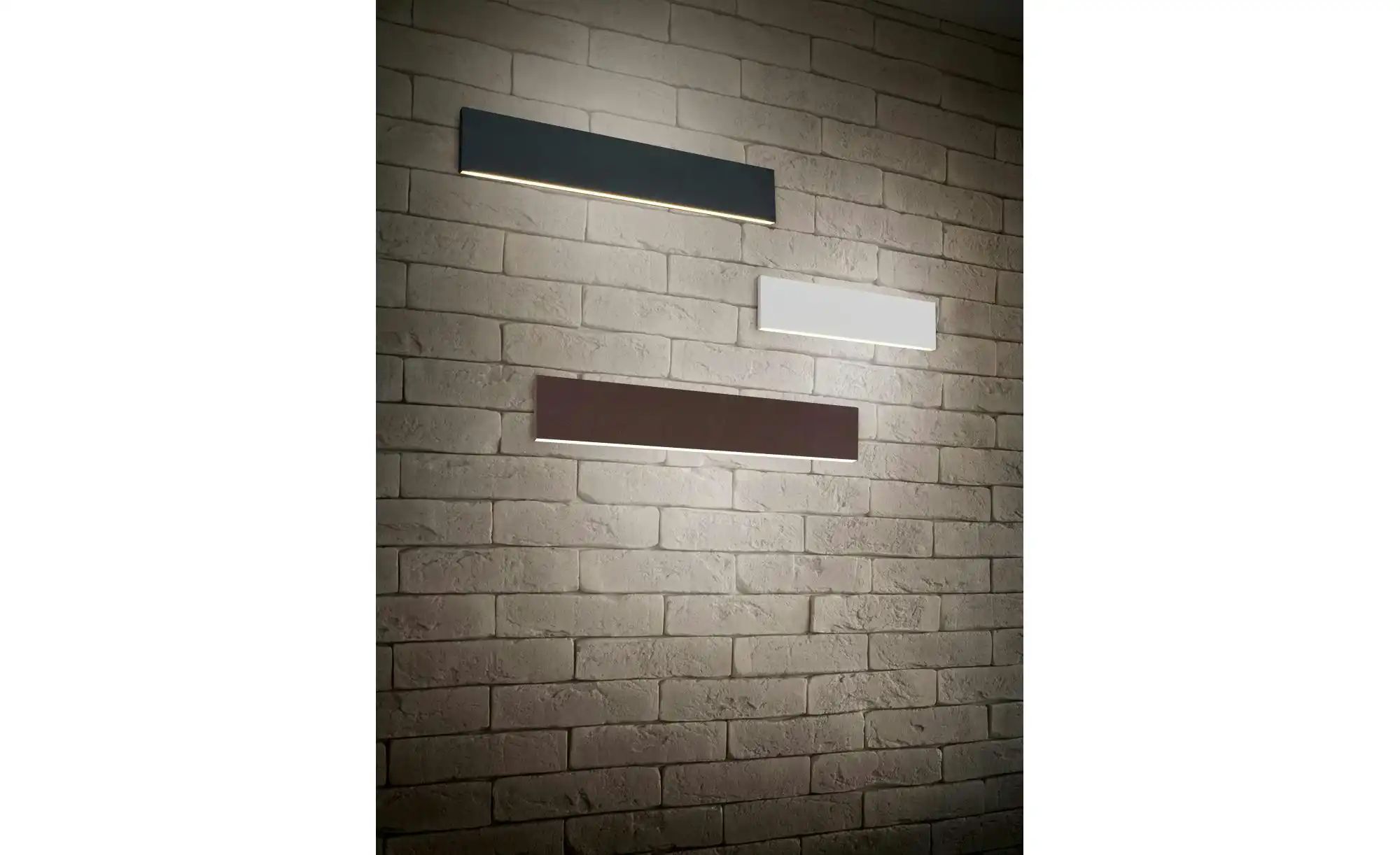 Trio Wandleuchte   ¦ grau ¦ Maße (cm): B: 28 H: 8 T: 8.0 Lampen & Leuchten günstig online kaufen