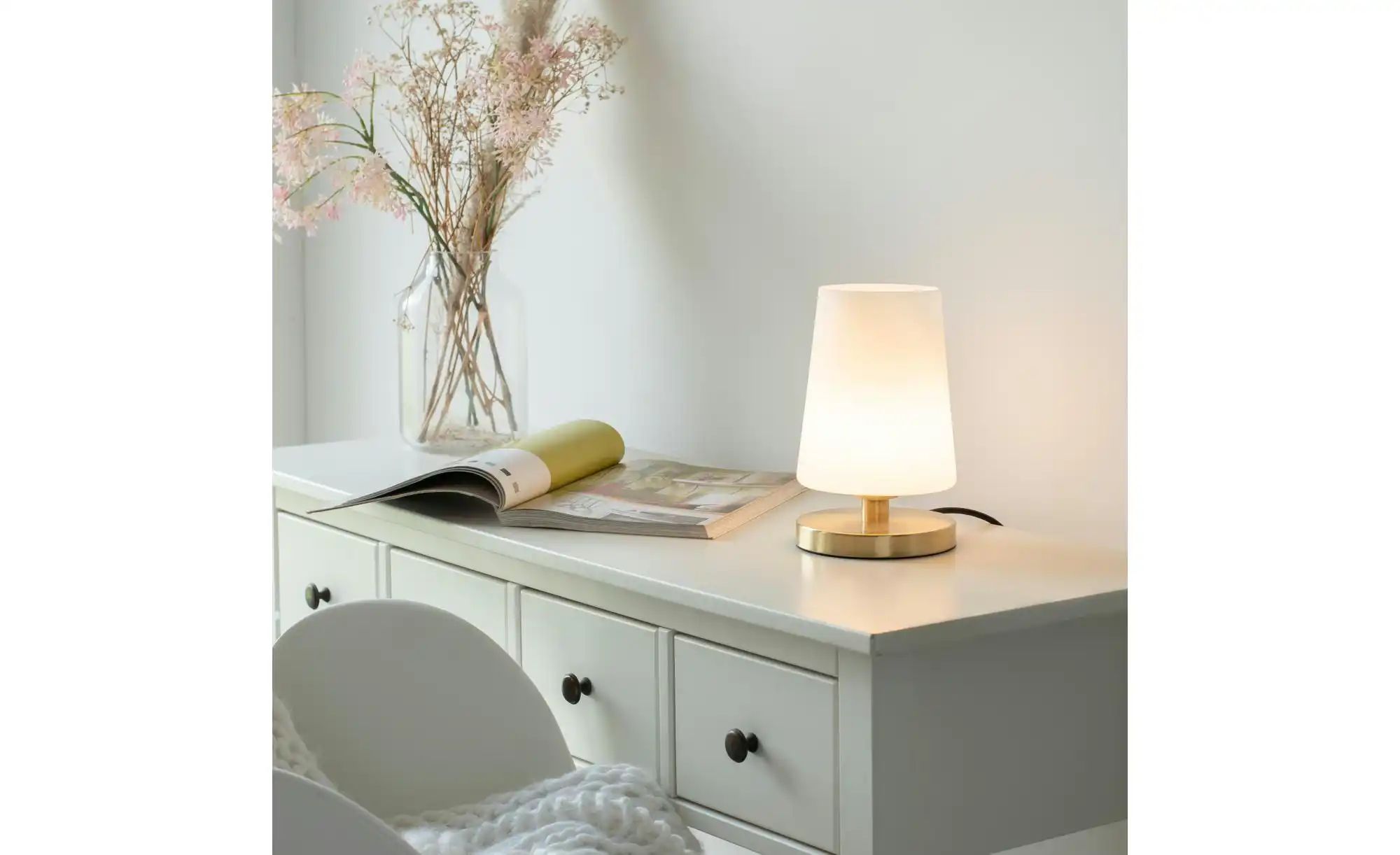 Paul Neuhaus Tischleuchte   ¦ gold ¦ Maße (cm): B: 14,5 H: 23 T: 23.0 Lampe günstig online kaufen