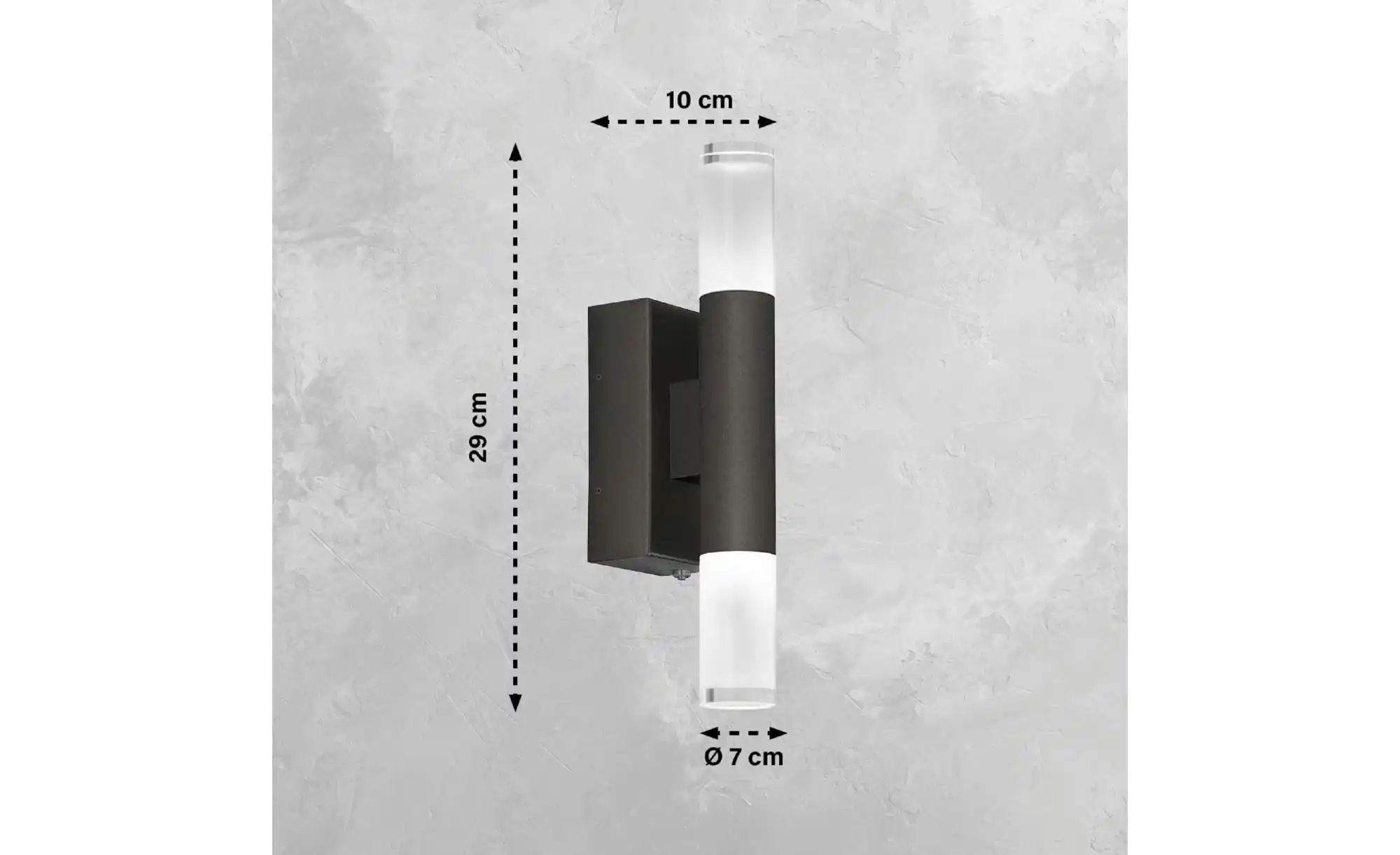 Schöner Wohnen Twice LED-Bad-Wandlampe 2-flg. CCT günstig online kaufen