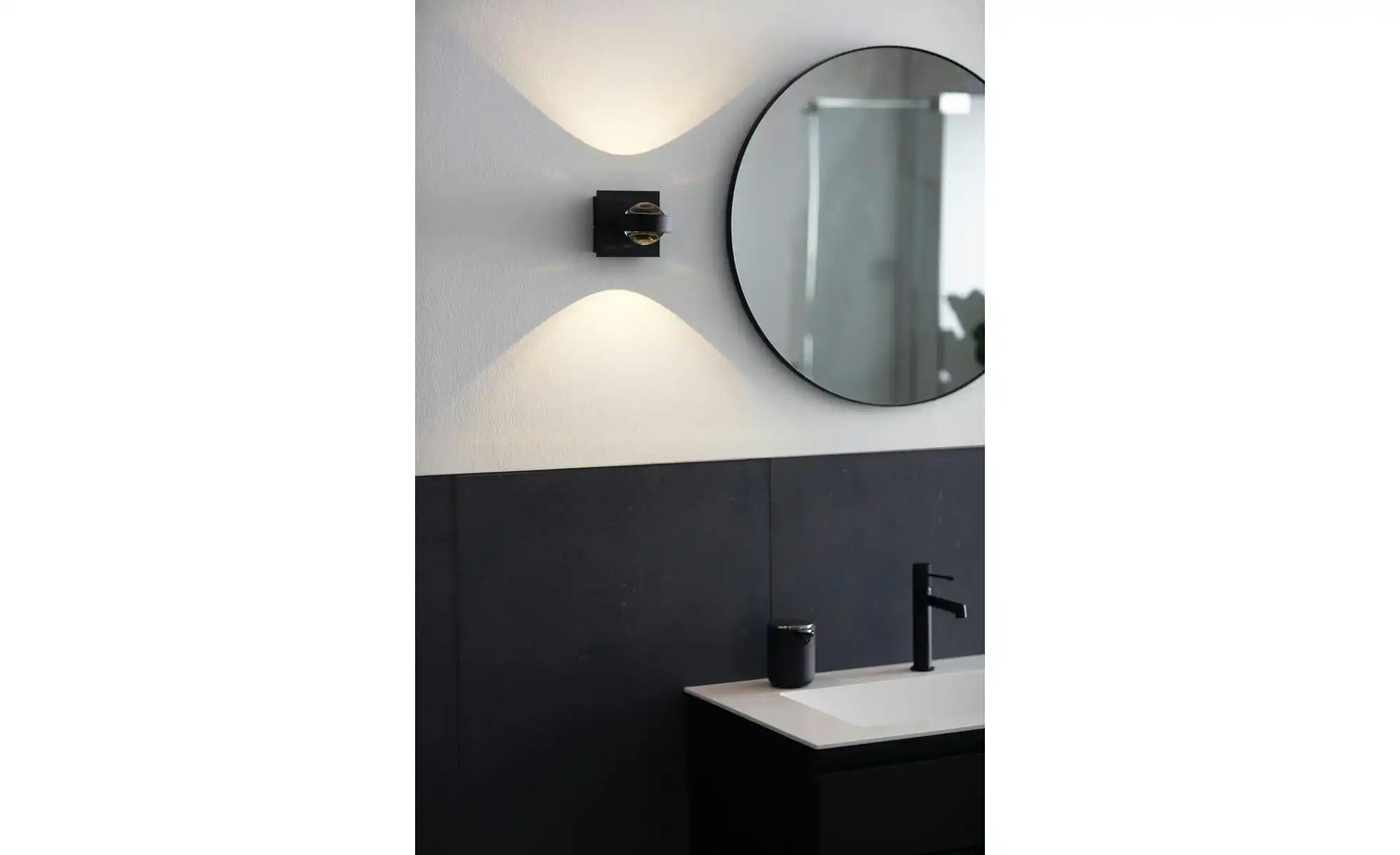 SCHÖNER WOHNEN Kollektion Wandleuchte   ¦ schwarz ¦ Maße (cm): B: 12 H: 16, günstig online kaufen