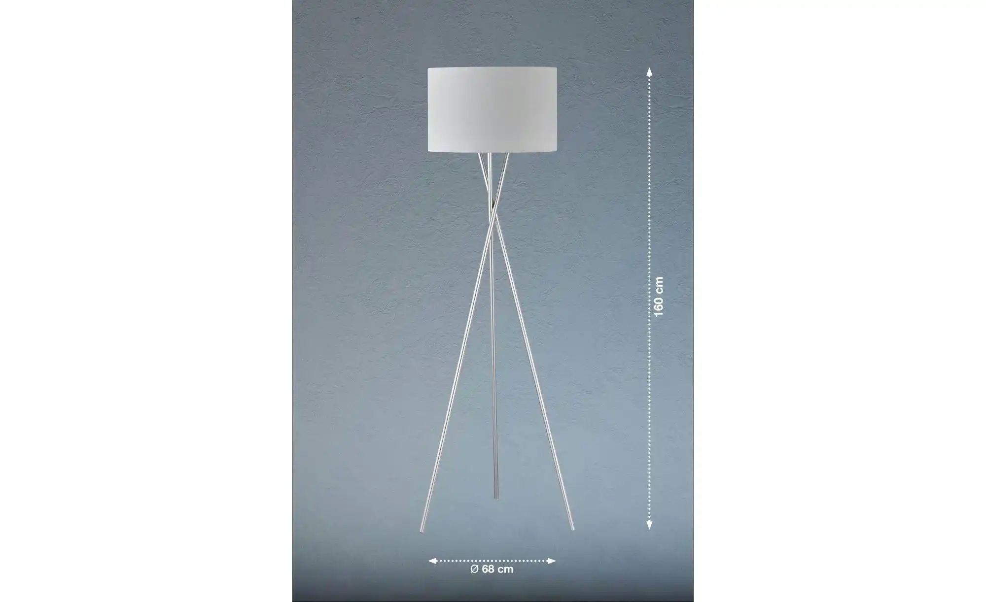 SCHÖNER WOHNEN Kollektion Stehleuchte   ¦ silber ¦ Maße (cm): B: 68 H: 160 günstig online kaufen