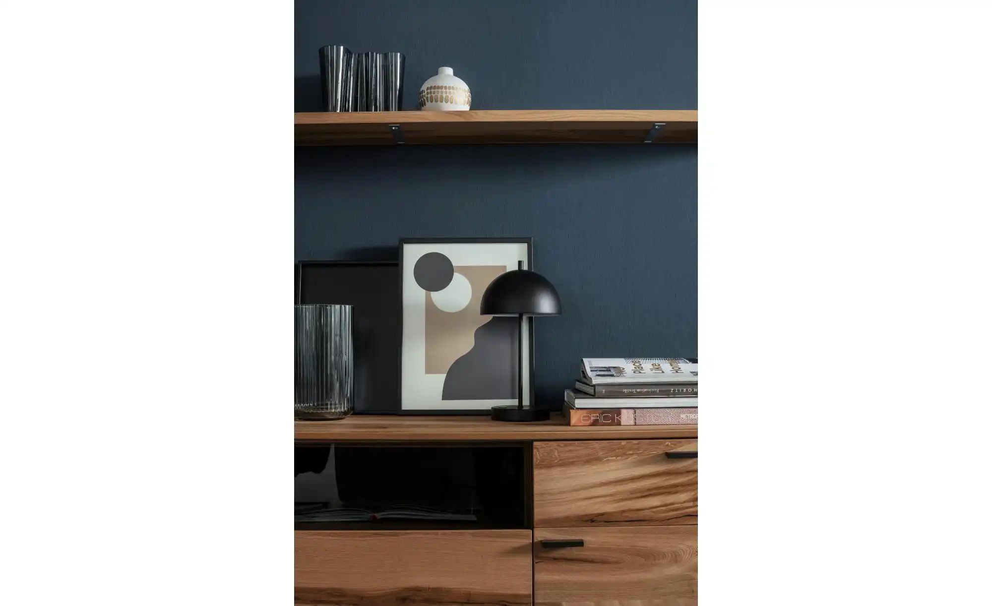 Schöner Wohnen Kia LED-Akkulampe Höhe 35cm schwarz günstig online kaufen