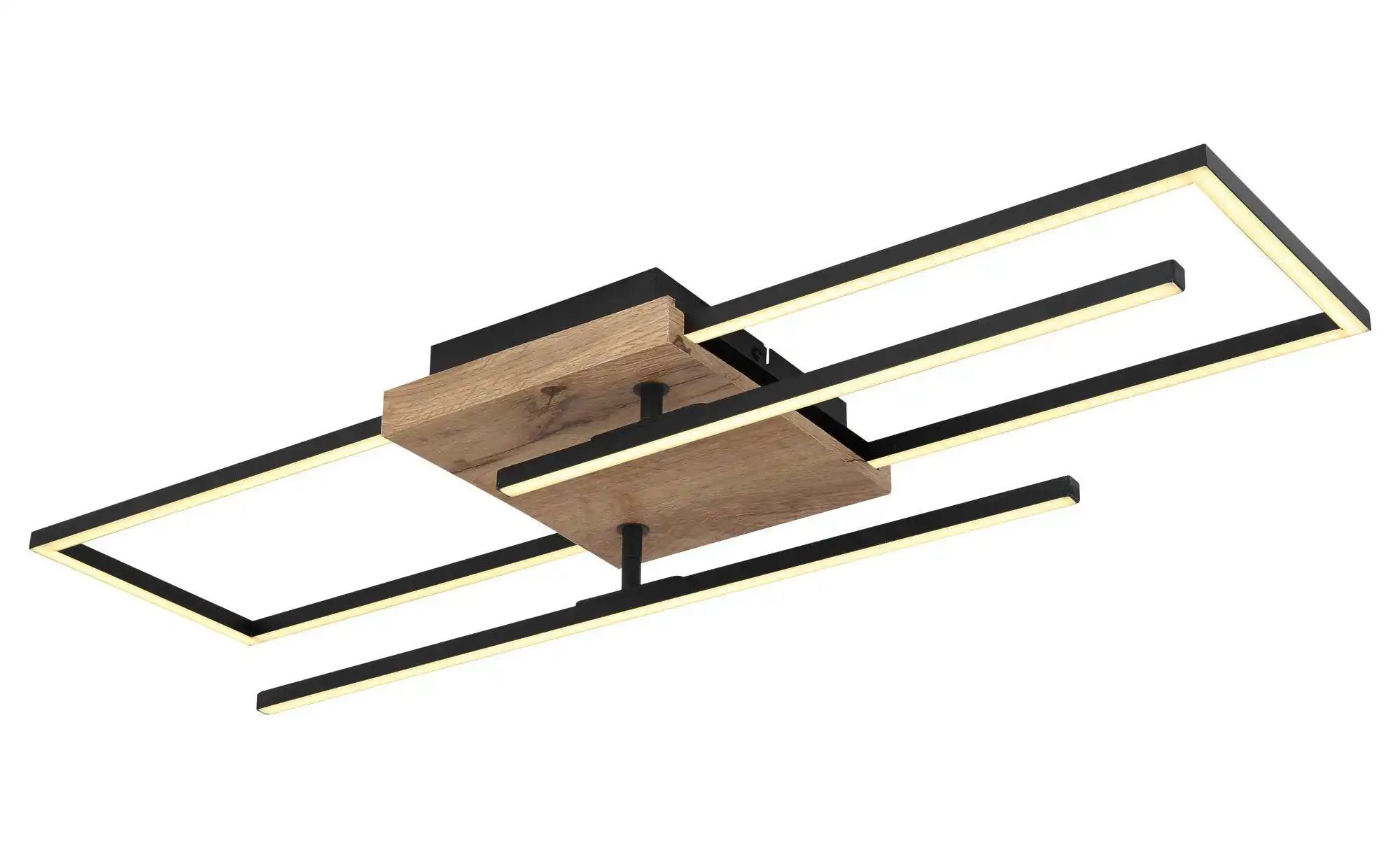 Globo Lighting Deckenleuchte   ¦ schwarz ¦ Maße (cm): B: 80 H: 12 T: 20.0 L günstig online kaufen