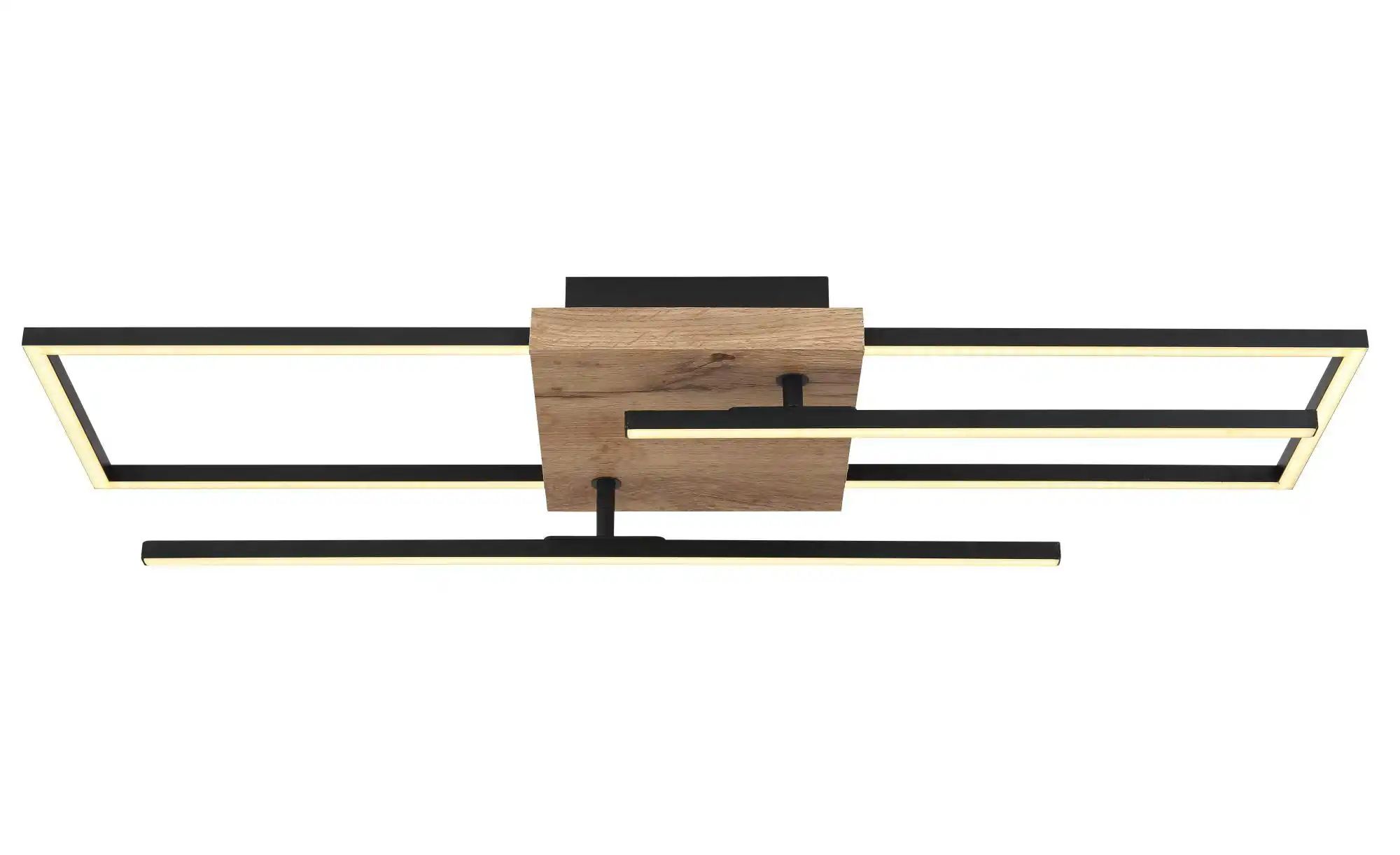 Globo Lighting Deckenleuchte   ¦ schwarz ¦ Maße (cm): B: 80 H: 12 T: 20.0 L günstig online kaufen