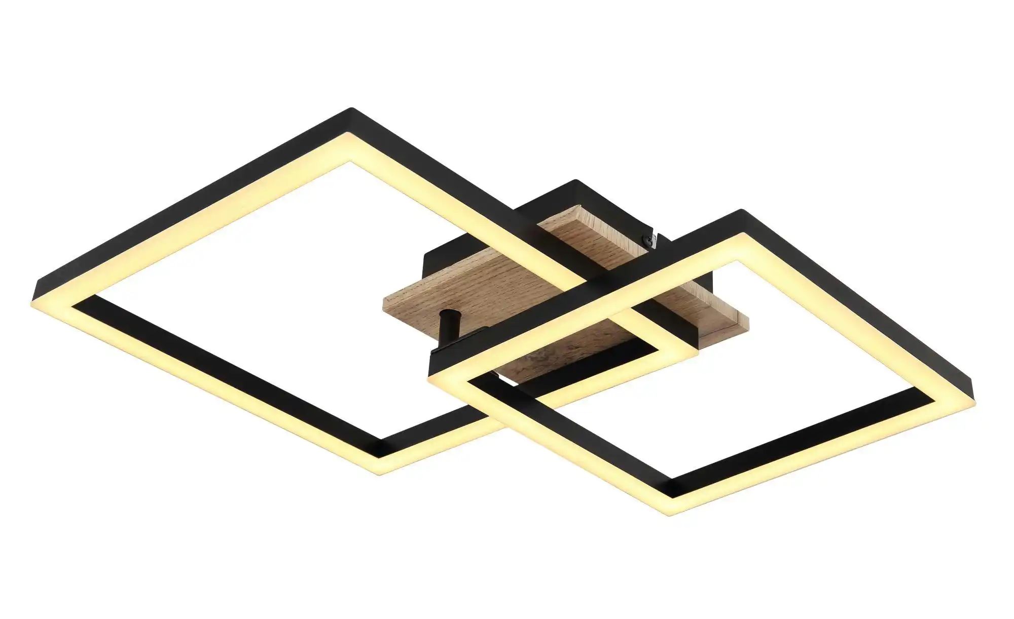 Globo Lighting Deckenleuchte   ¦ schwarz ¦ Maße (cm): B: 53 H: 9 T: 38.0 La günstig online kaufen