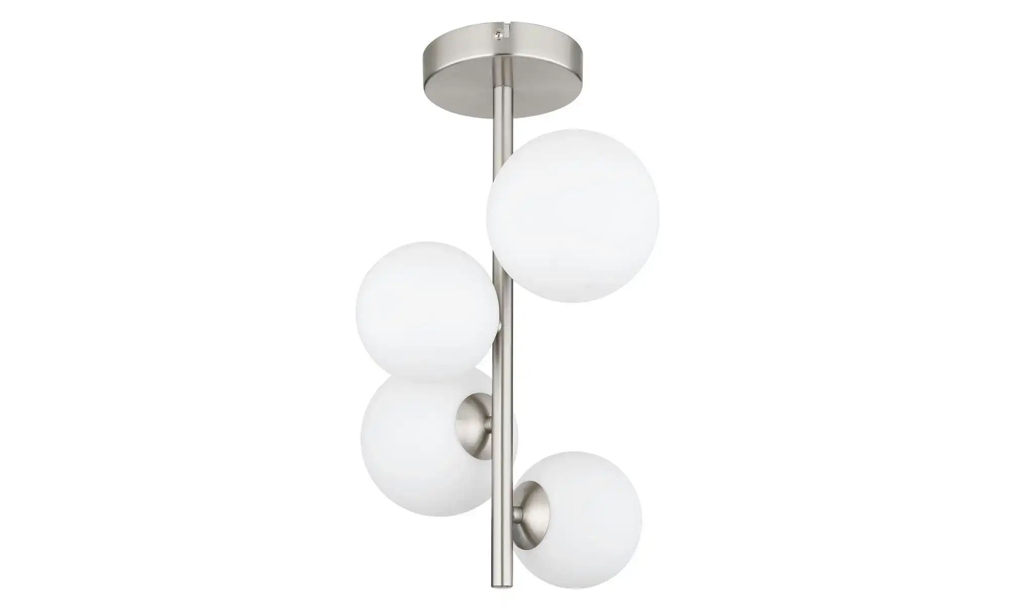 Globo Lighting Deckenleuchte  Riha ¦ silber ¦ Maße (cm): B: 27 H: 40 T: 23. günstig online kaufen