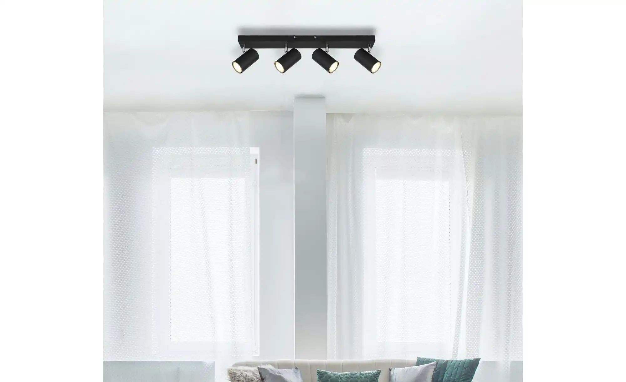 Globo Lighting Deckenstrahler   ¦ schwarz ¦ Maße (cm): B: 56 H: 12 T: 6.0 L günstig online kaufen