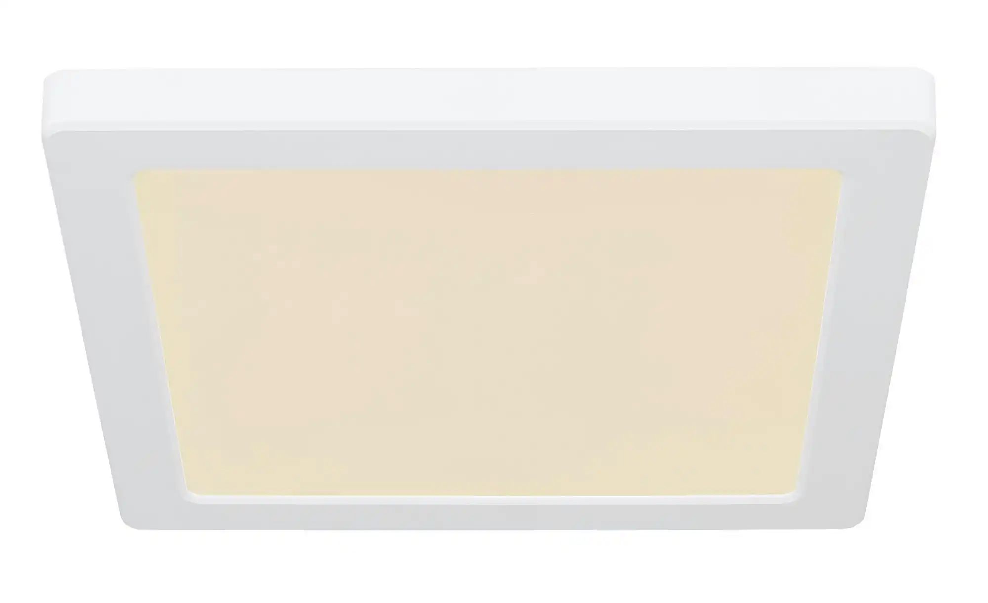 Globo Lighting Deckenleuchte   ¦ weiß ¦ Maße (cm): B: 21,7 H: 1,7 T: 21.7 L günstig online kaufen