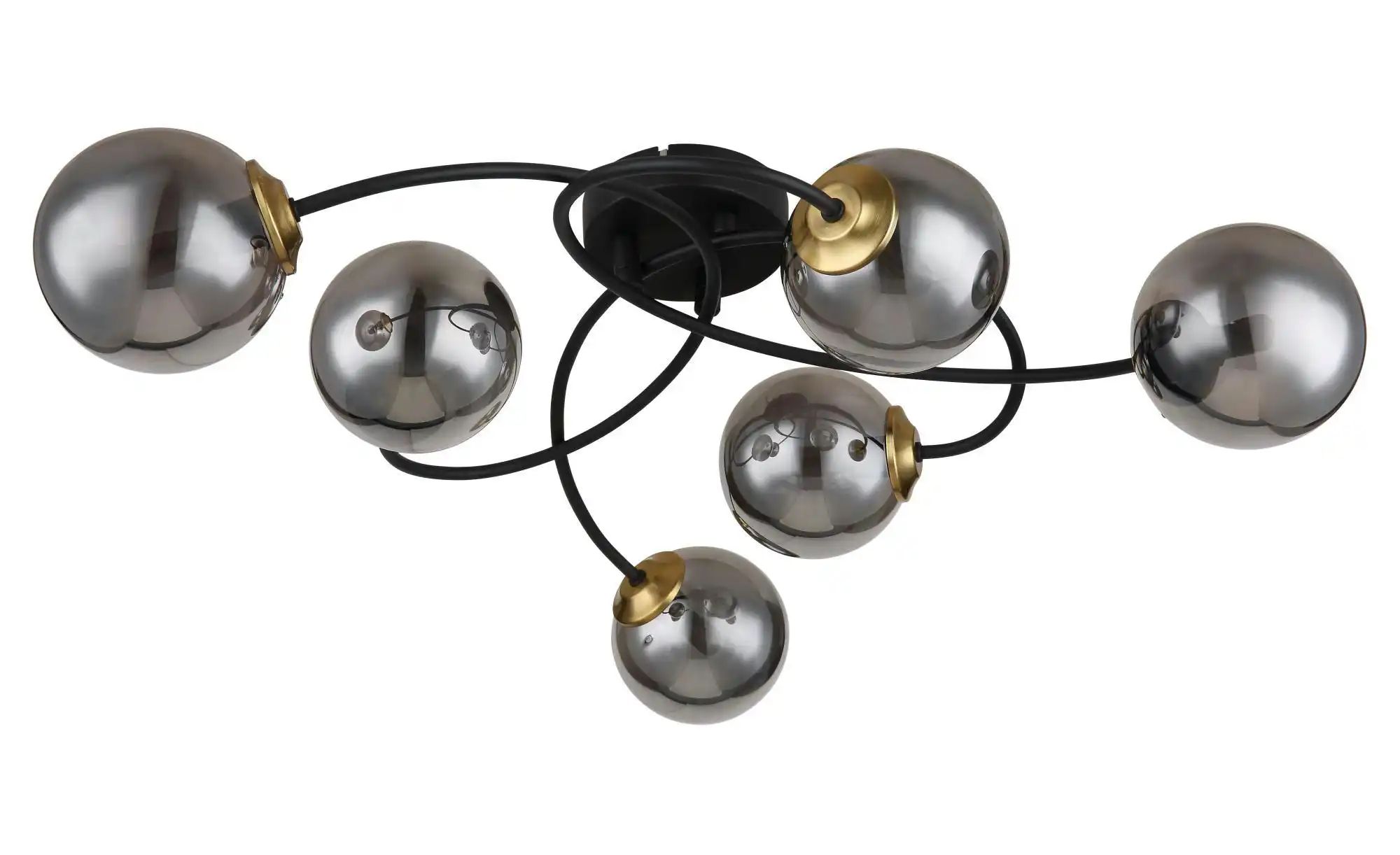 Globo Lighting Deckenleuchte  Jorge ¦ schwarz ¦ Maße (cm): B: 52 H: 17,5 T: günstig online kaufen