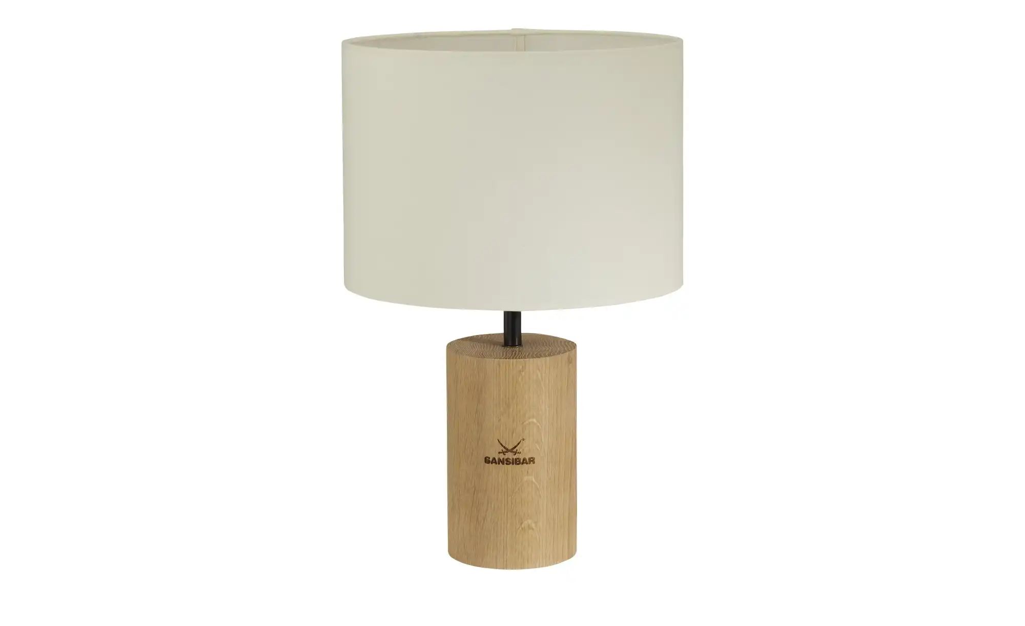 Tischleuchte   ¦ holzfarben ¦ Maße (cm): H: 37  Ø: 25 Lampen & Leuchten > T günstig online kaufen
