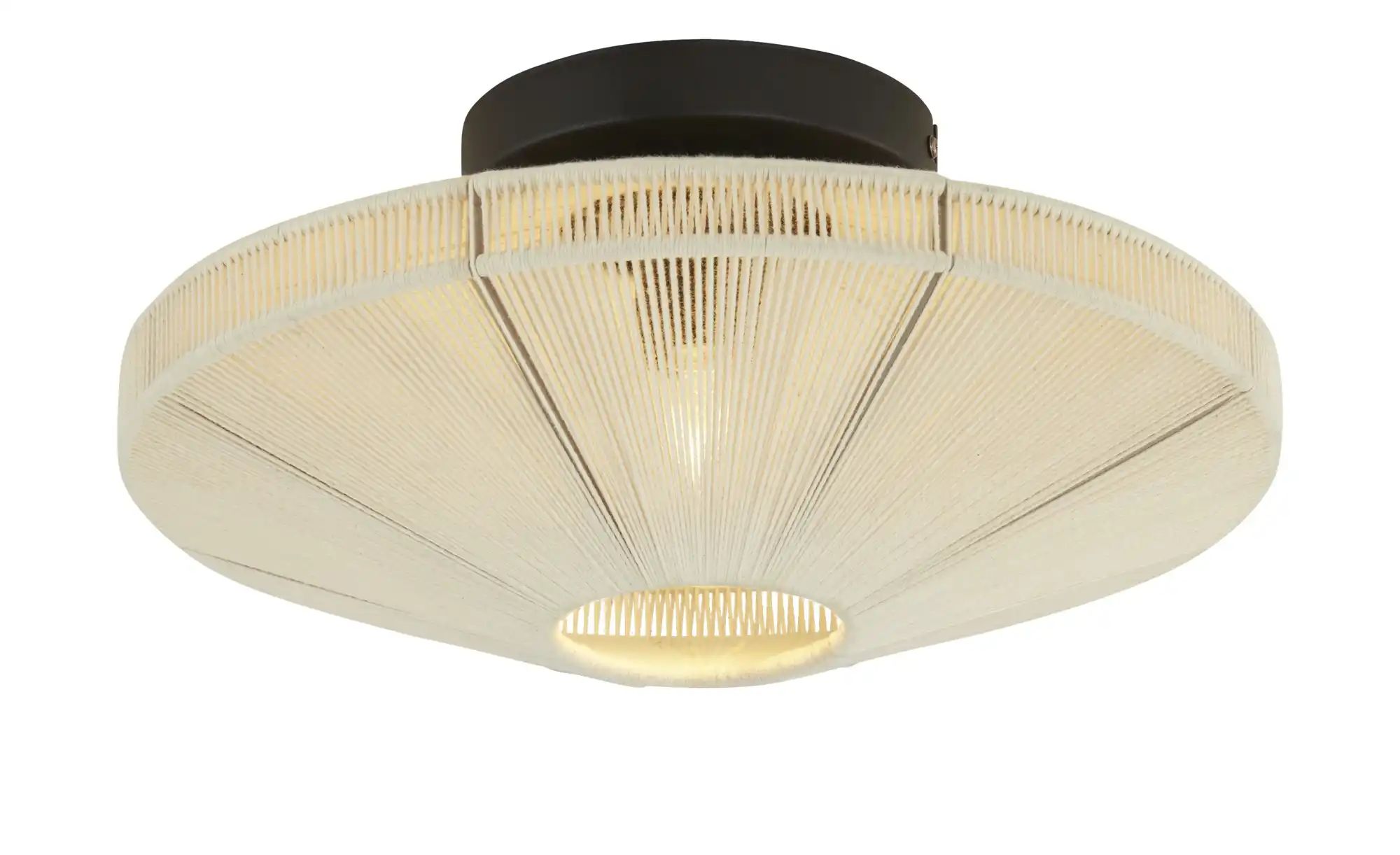 Deckenleuchte  Midsumer ¦ creme ¦ Maße (cm): H: 17,5  Ø: 38 Lampen & Leucht günstig online kaufen