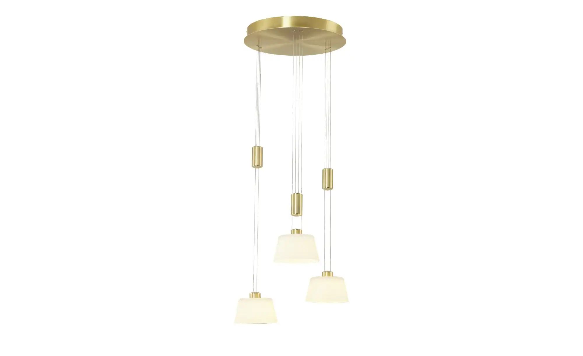 HELL-höllisch gutes Licht LED-Pendelleuchte   ¦ gold ¦ Maße (cm): H: 150  Ø günstig online kaufen