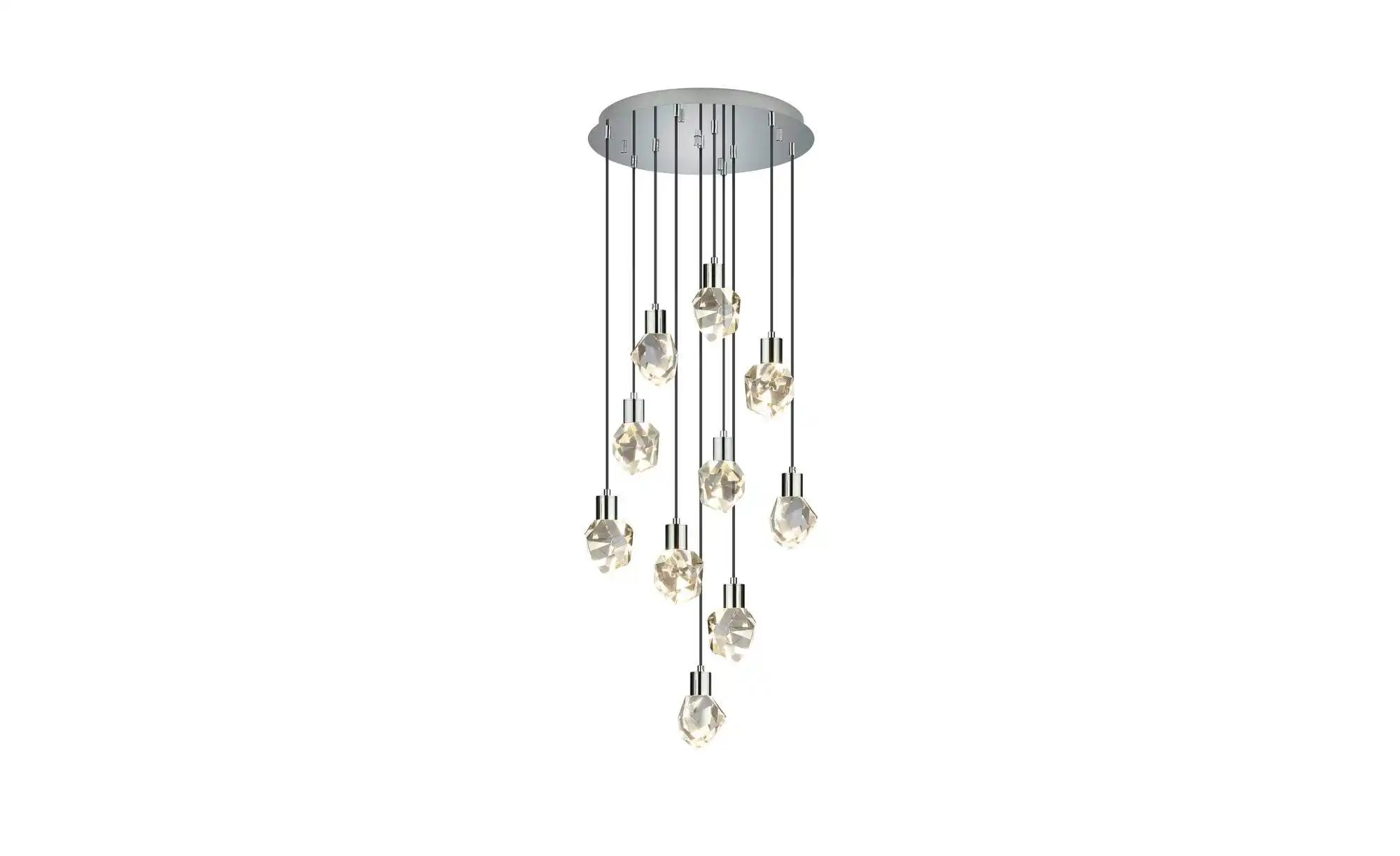 Trio Pendelleuchte   ¦ silber ¦ Maße (cm): B: 51,5 H: 150  Ø: 51.5 Lampen & günstig online kaufen
