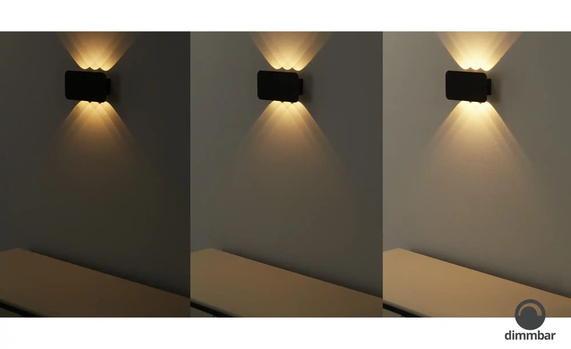 Akku-Wandleuchte   ¦ schwarz ¦ Maße (cm): B: 17 H: 9 T: 4.5 Lampen & Leucht günstig online kaufen