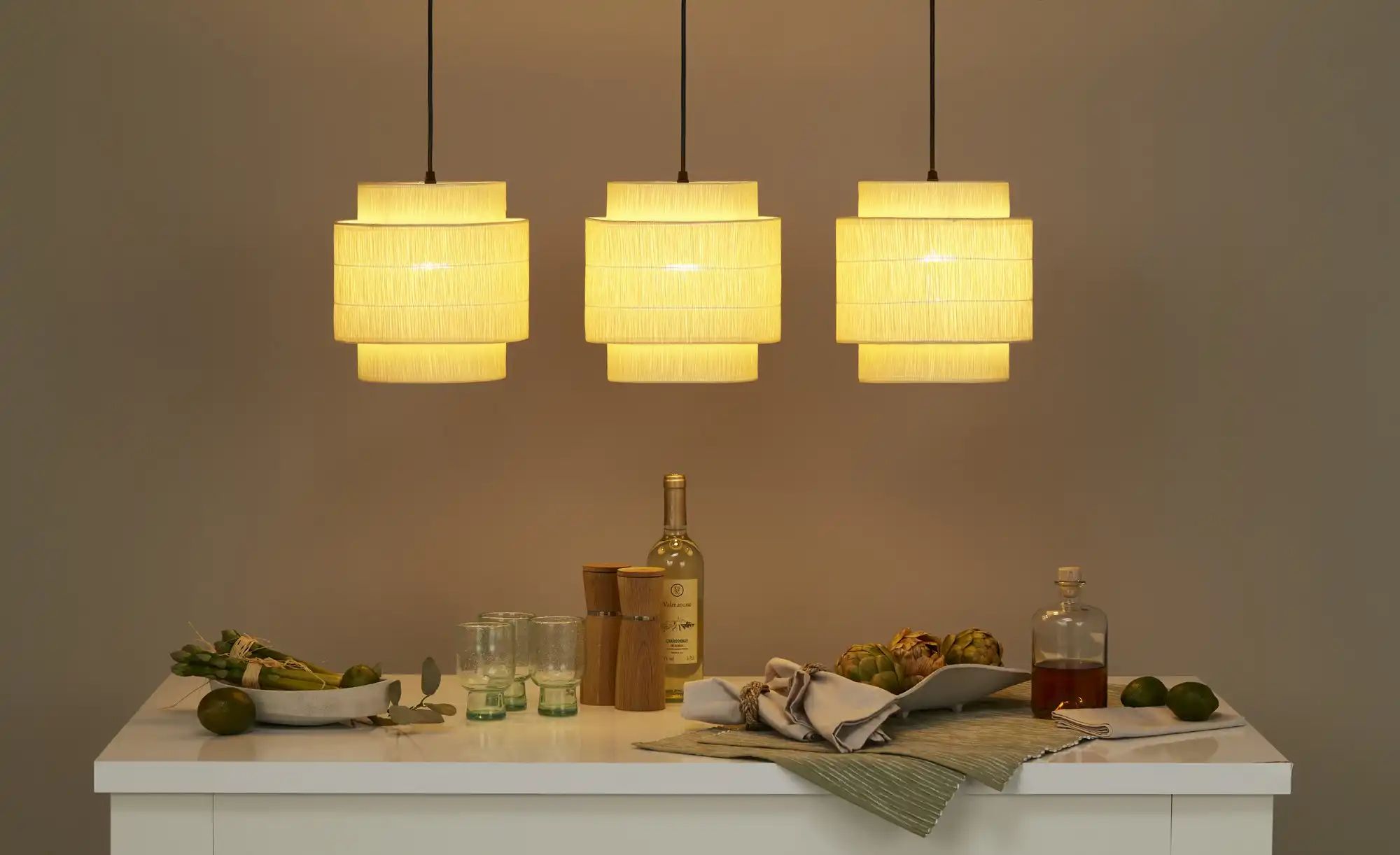 Thumbnail - Pendelleuchte ¦ braun ¦ Maße (cm): B: 25 H: 128,5 Lampen & Leuchten > Pendelleuchten - Höffner