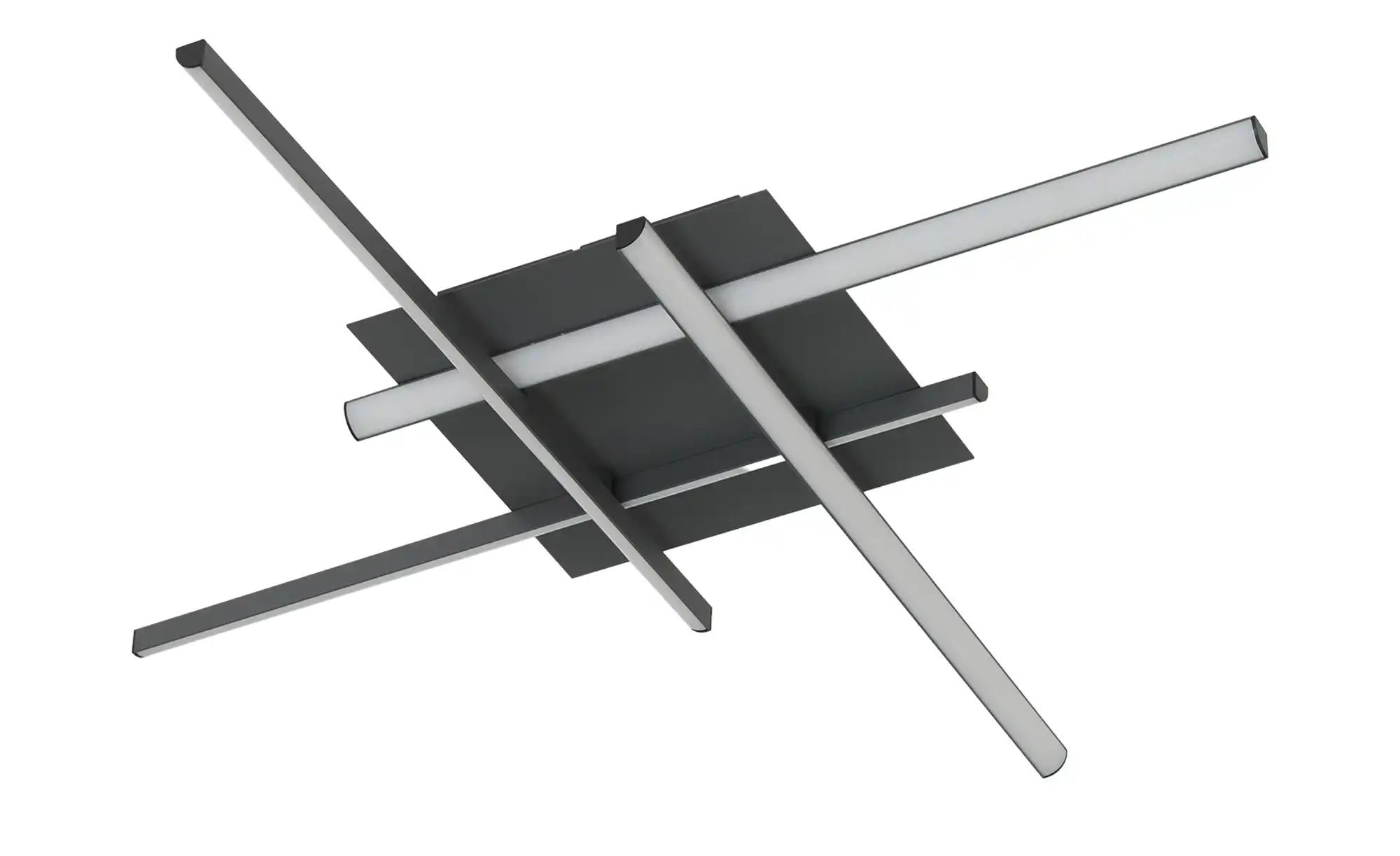 KHG Deckenleuchte   ¦ grau ¦ Maße (cm): B: 71 H: 7 T: 71.0 Lampen & Leuchte günstig online kaufen