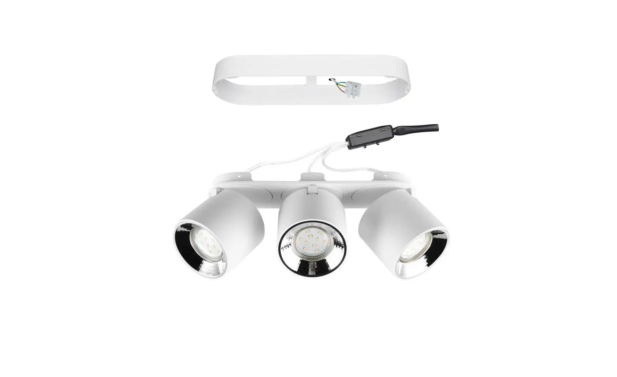 Trio Ein-/Aufbauspot ¦ weiß ¦ Maße (cm): B: 27,3 H: 12 Lampen & Leuchten > Strahler & Spots - Höffner