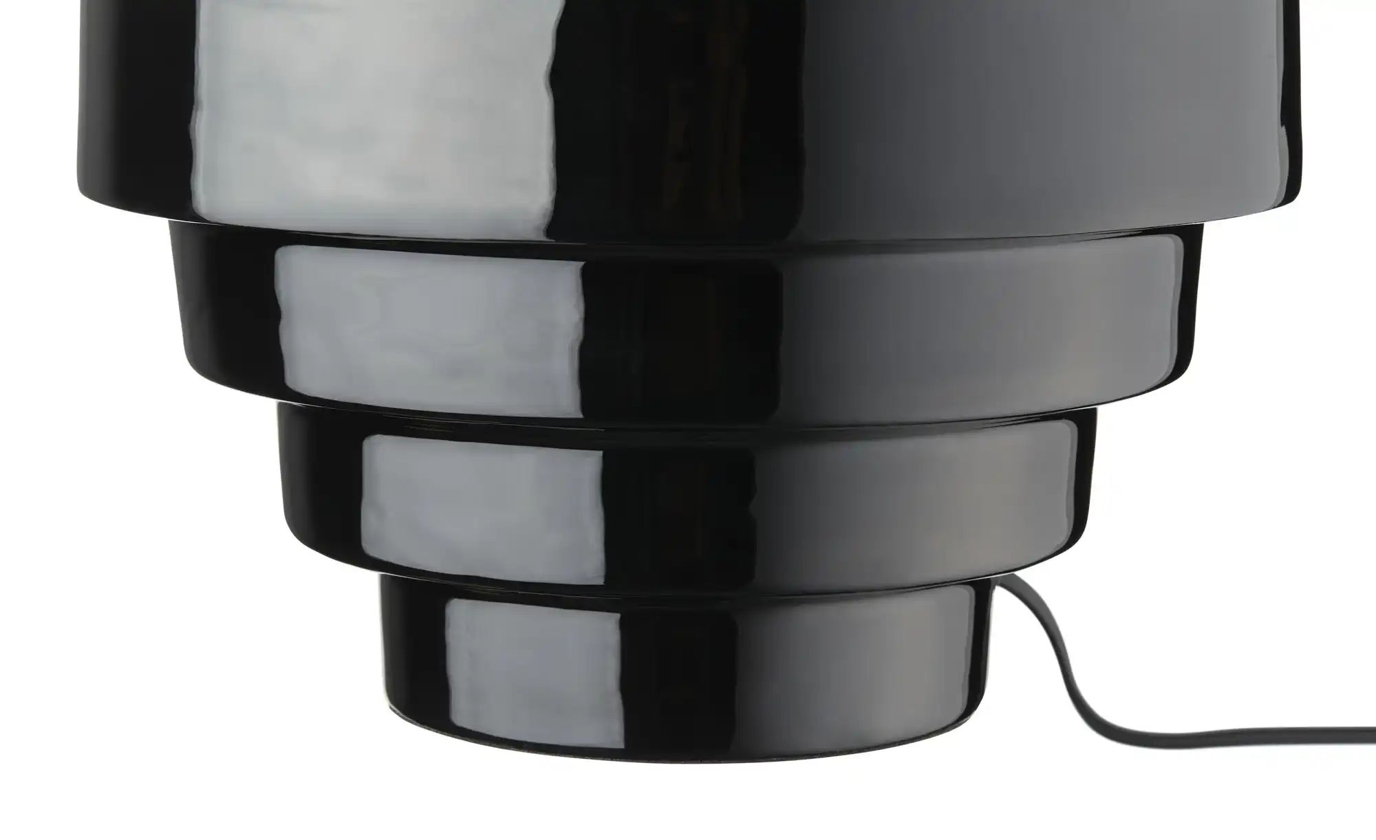 KHG Tischleuchte   ¦ schwarz ¦ Maße (cm): H: 65  Ø: 34 Lampen & Leuchten > günstig online kaufen