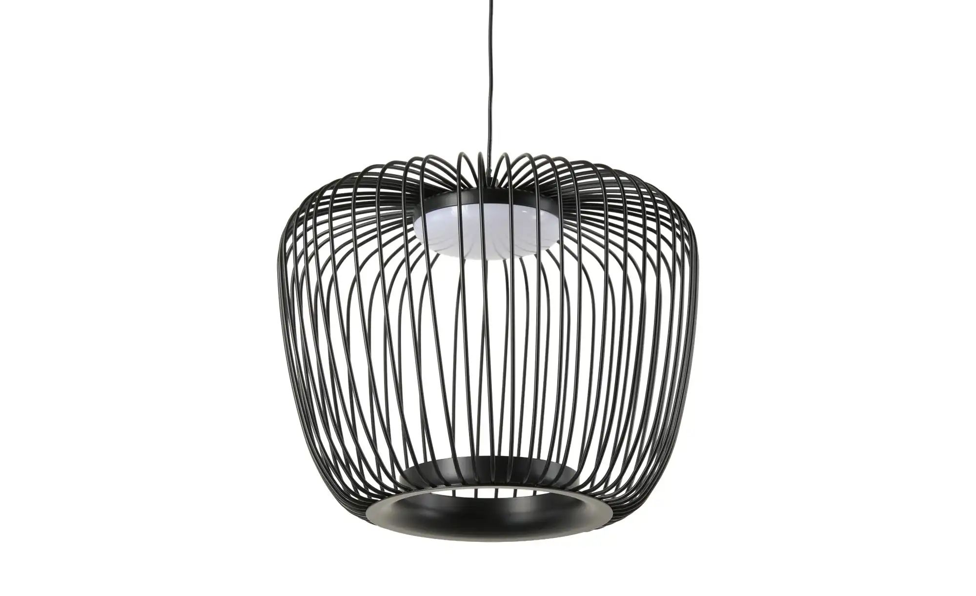 KHG Pendelleuchte ¦ schwarz ¦ Maße (cm): H: 150 Ø: 26 Lampen & Leuchten > Hängeleuchten - Höffner