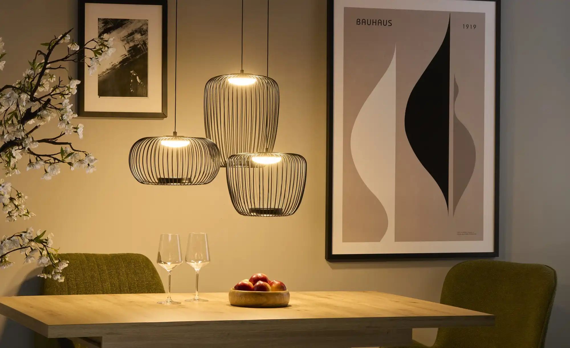 KHG Pendelleuchte Pendelleuchte  ¦ schwarz ¦ Maße (cm): H: 150  Ø: 62 Lampe günstig online kaufen