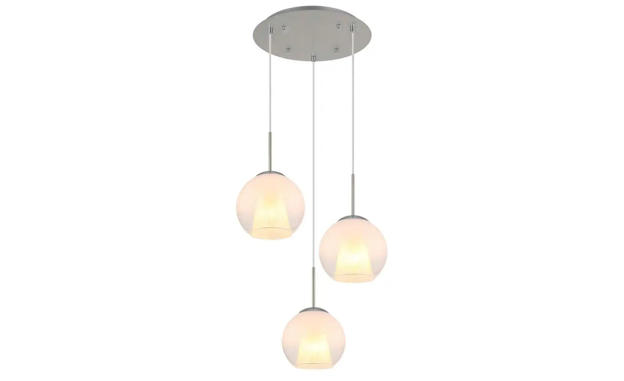 Globo Lighting Pendelleuchte   ¦ silber ¦ Maße (cm): B: 45 H: 120  Ø: 45 La günstig online kaufen