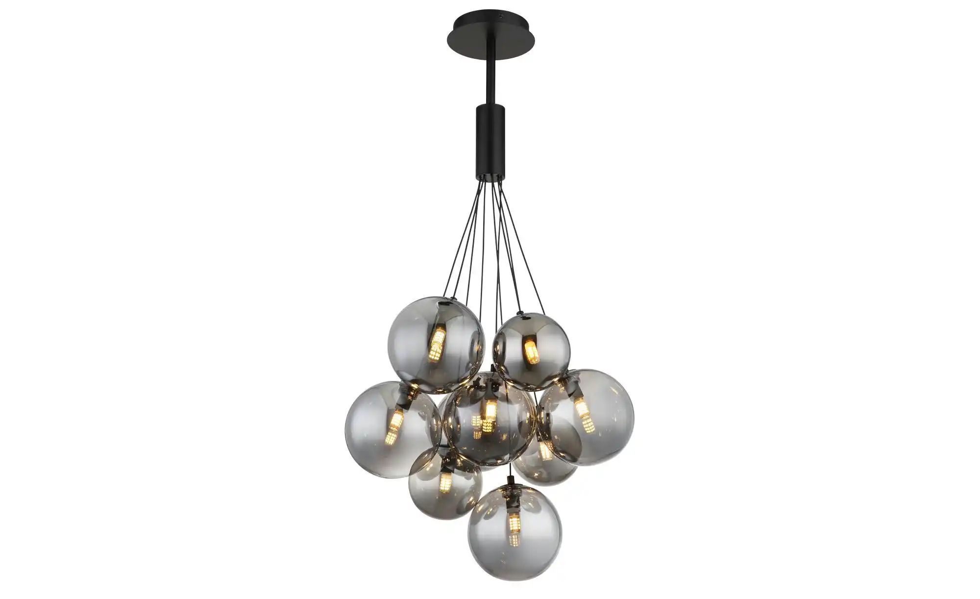 Globo Lighting Pendelleuchte   ¦ schwarz ¦ Maße (cm): B: 45 H: 90  Ø: 45 La günstig online kaufen
