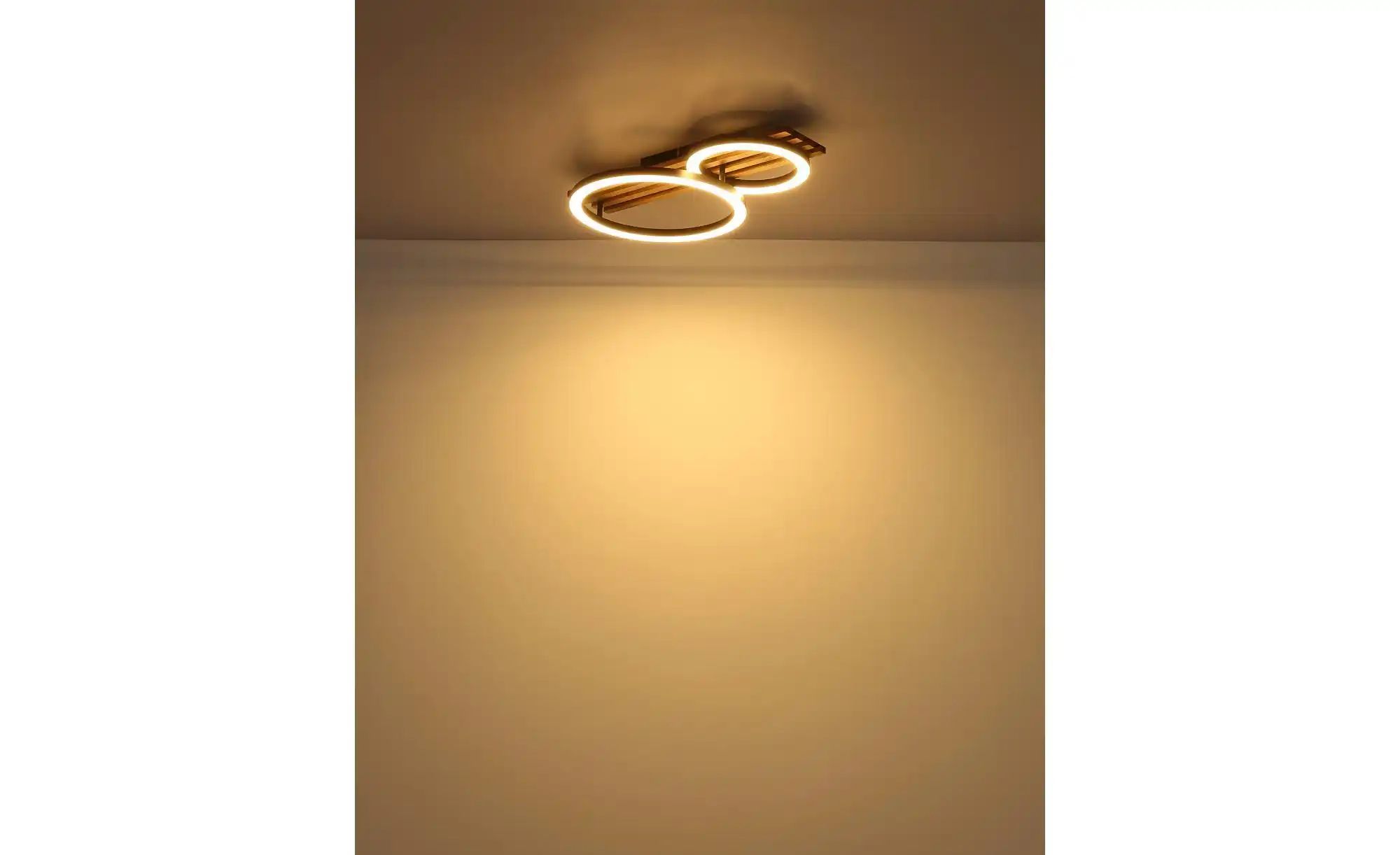 Globo Lighting Deckenleuchte   ¦ schwarz ¦ Maße (cm): B: 48 H: 9,5 Lampen & günstig online kaufen