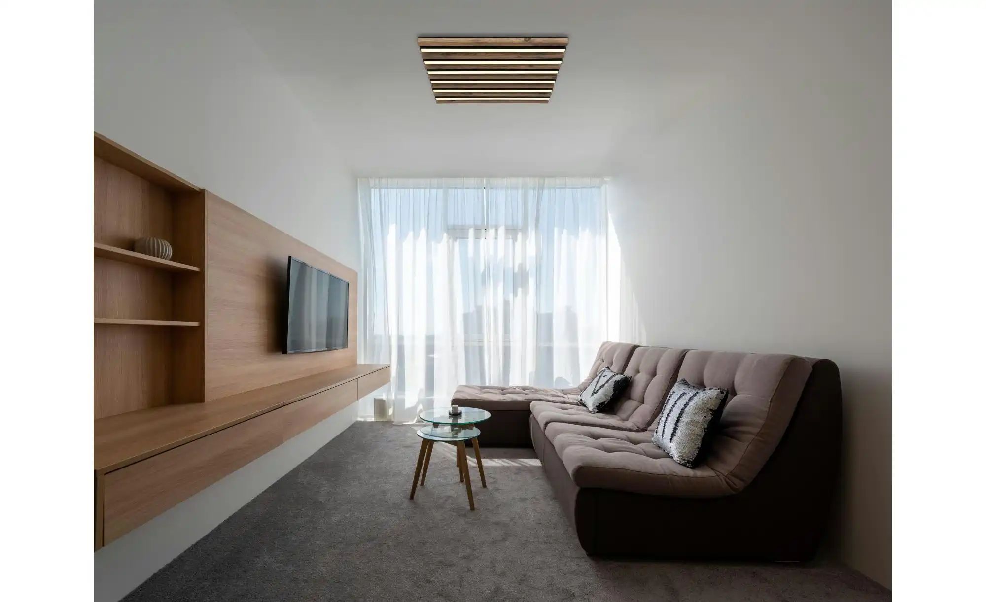 Globo Lighting Deckenleuchte   ¦ schwarz ¦ Maße (cm): B: 45 H: 5 Lampen & L günstig online kaufen