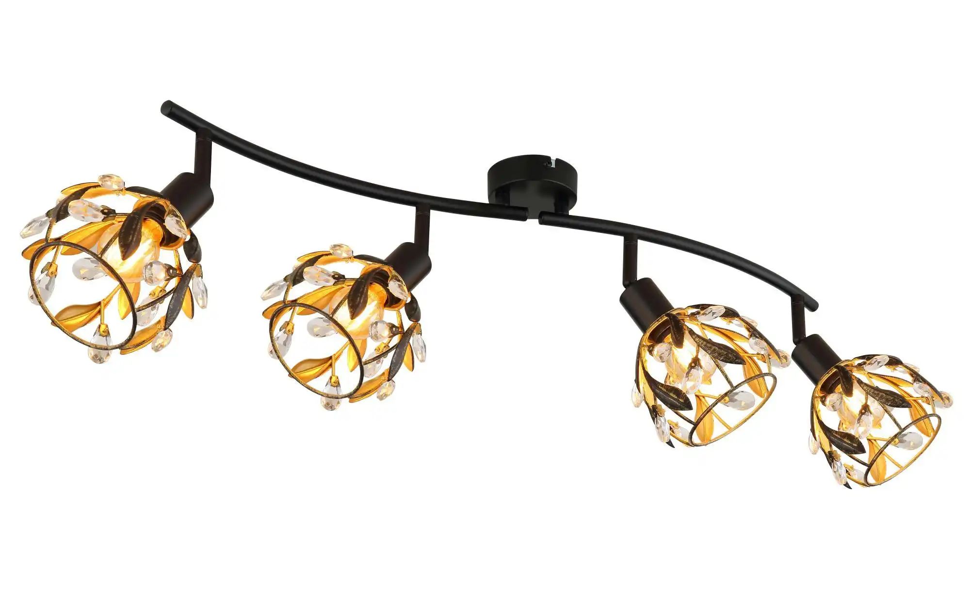 Thumbnail - Globo Lighting Strahler ¦ schwarz ¦ Maße (cm): B: 70 H: 15,5 Lampen & Leuchten > Deckenleuchten - Höffner