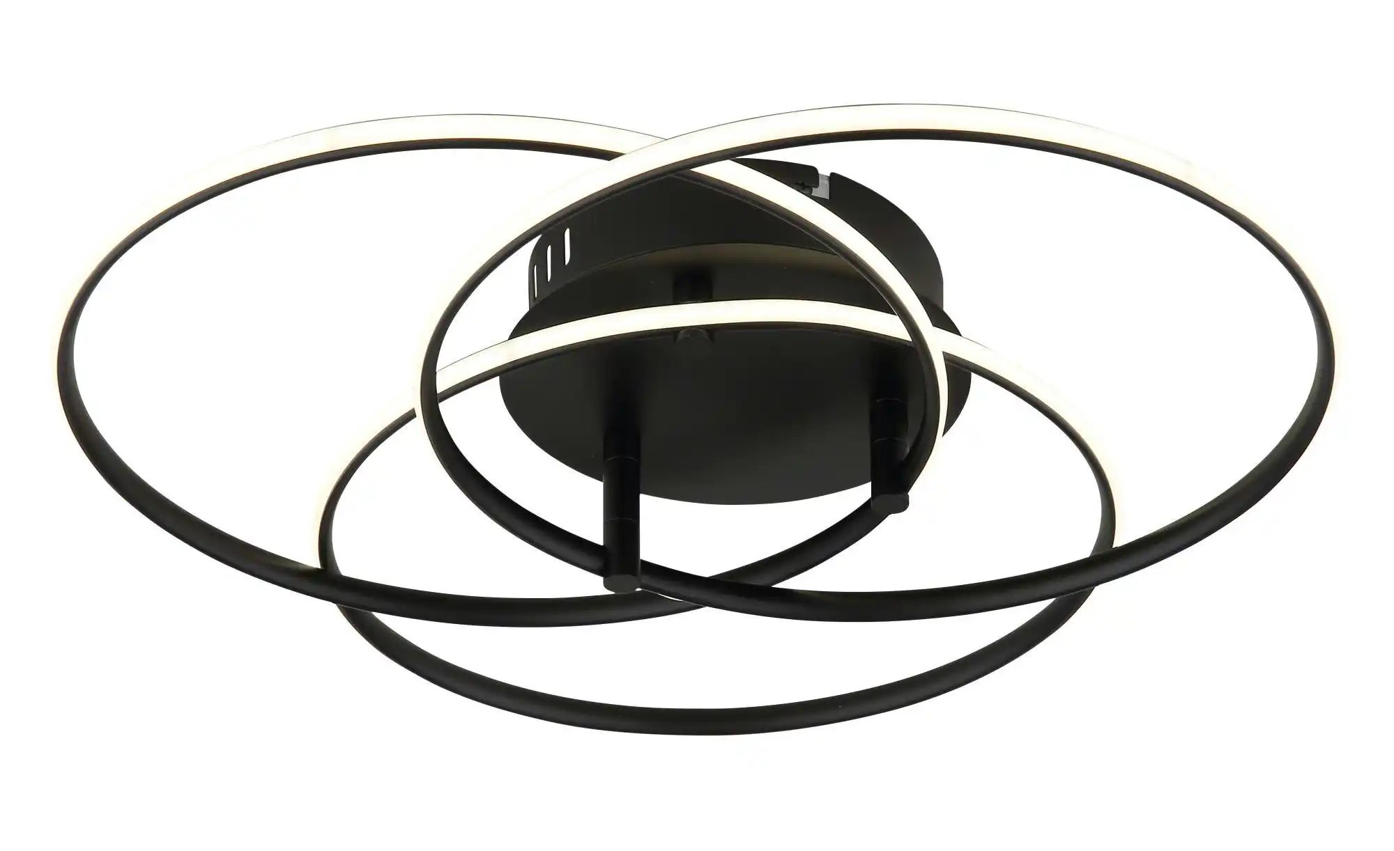Thumbnail - Globo Lighting Deckenleuchte   ¦ schwarz ¦ Maße (cm): B: 45,6 H: 9,4  Ø: 45.6 Lampen & Leuchten > Deckenleuchten - Höffn...