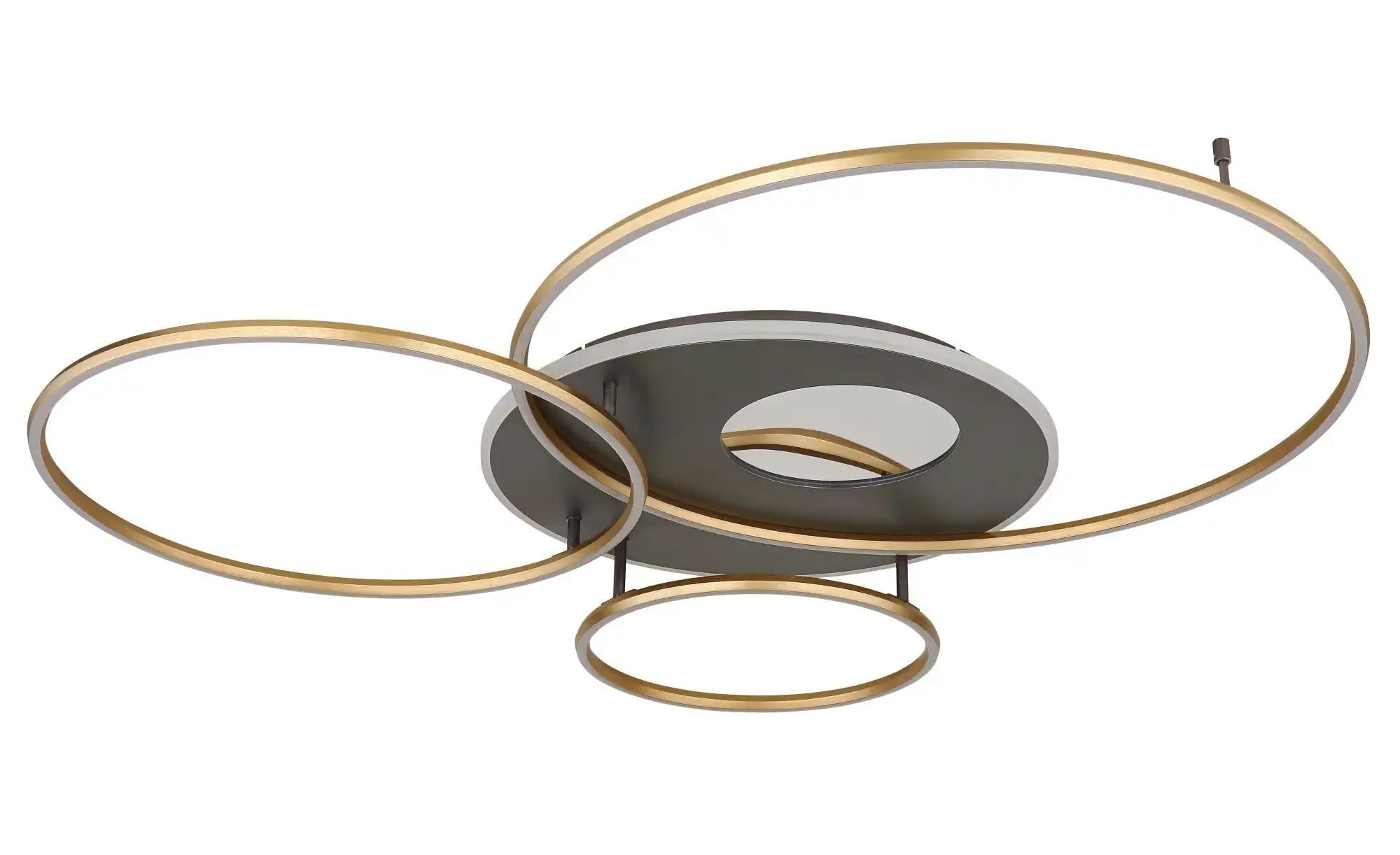 Globo Lighting Deckenleuchte   ¦ gold ¦ Maße (cm): B: 126,4 H: 13 Lampen & günstig online kaufen