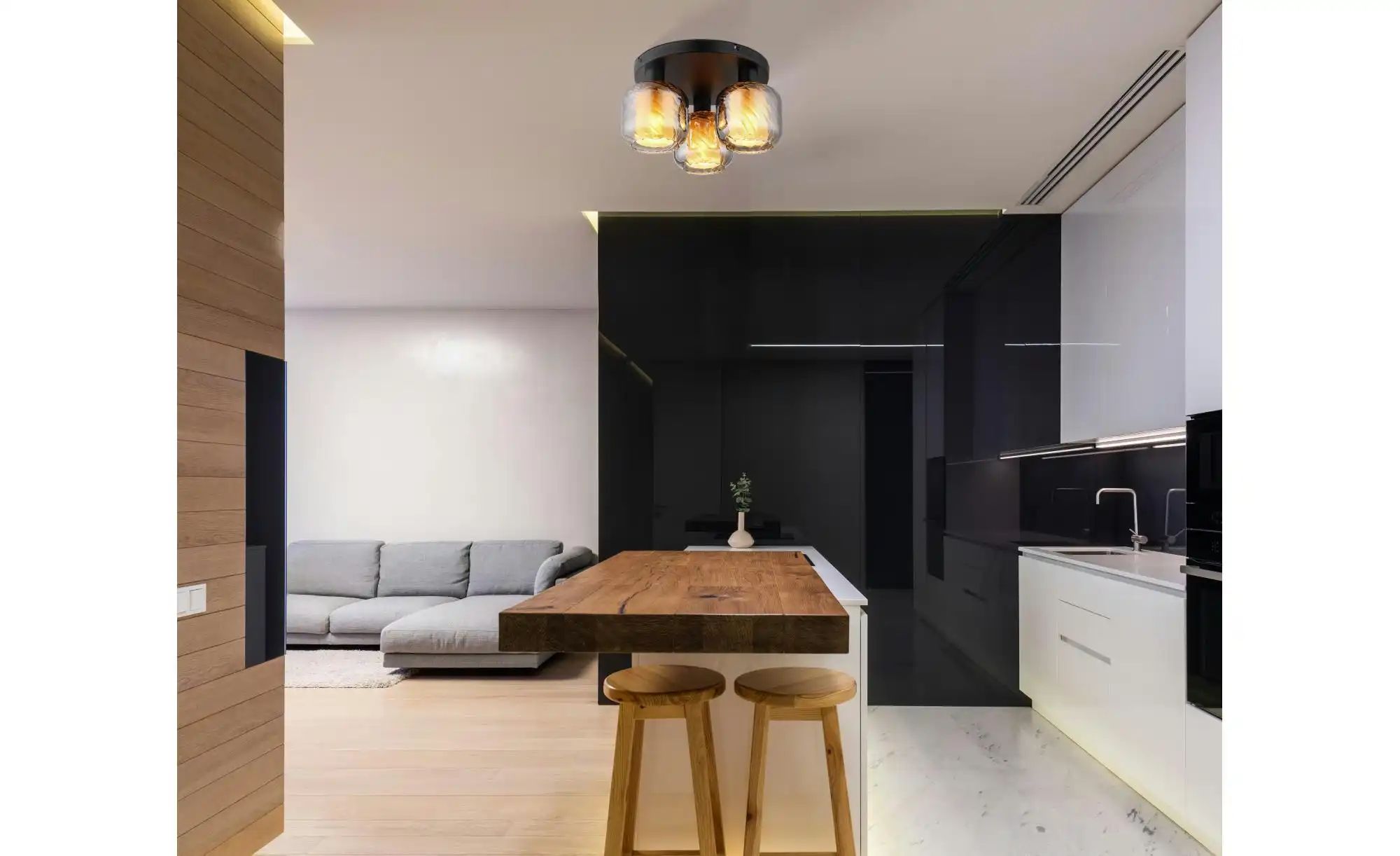 Thumbnail - Globo Lighting Deckenleuchte   ¦ schwarz Ø: 37 Lampen & Leuchten > Deckenleuchten - Höffner