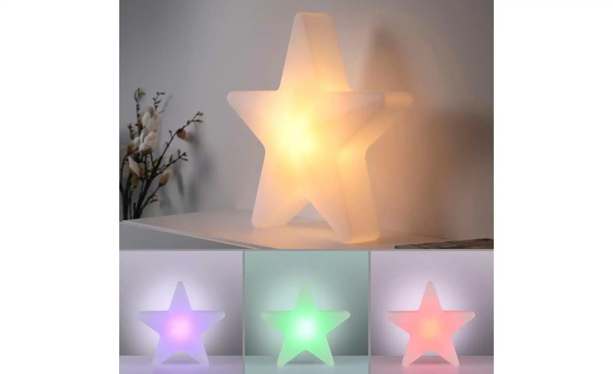 Thumbnail - Paul Neuhaus Akku-Tischleuchte ¦ weiß ¦ Maße (cm): B: 57,5 H: 55 T: 13.0 Lampen & Leuchten > Außenleuchten - Höffner