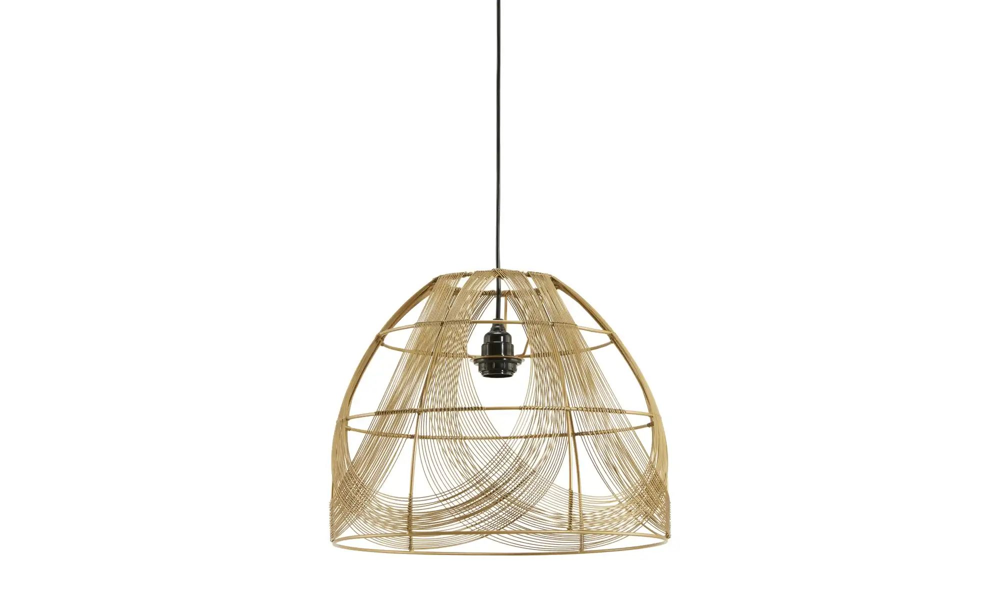 Pendelleuchte ¦ gold ¦ Maße (cm): H: 150 Ø: 39 Lampen & Leuchten > Hängeleuchten - Höffner