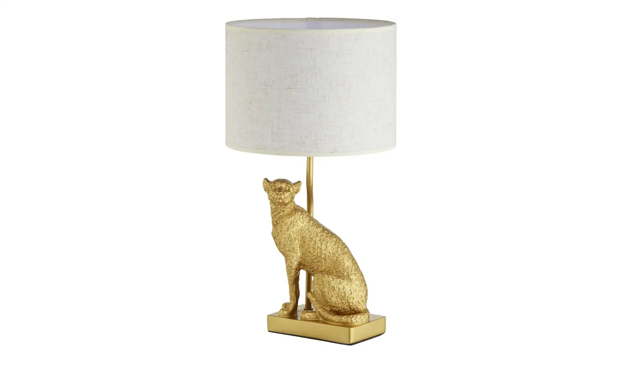 Jette Home Tischleuchte   ¦ gold ¦ Maße (cm): H: 47,5  Ø: 25 Lampen & Leuch günstig online kaufen