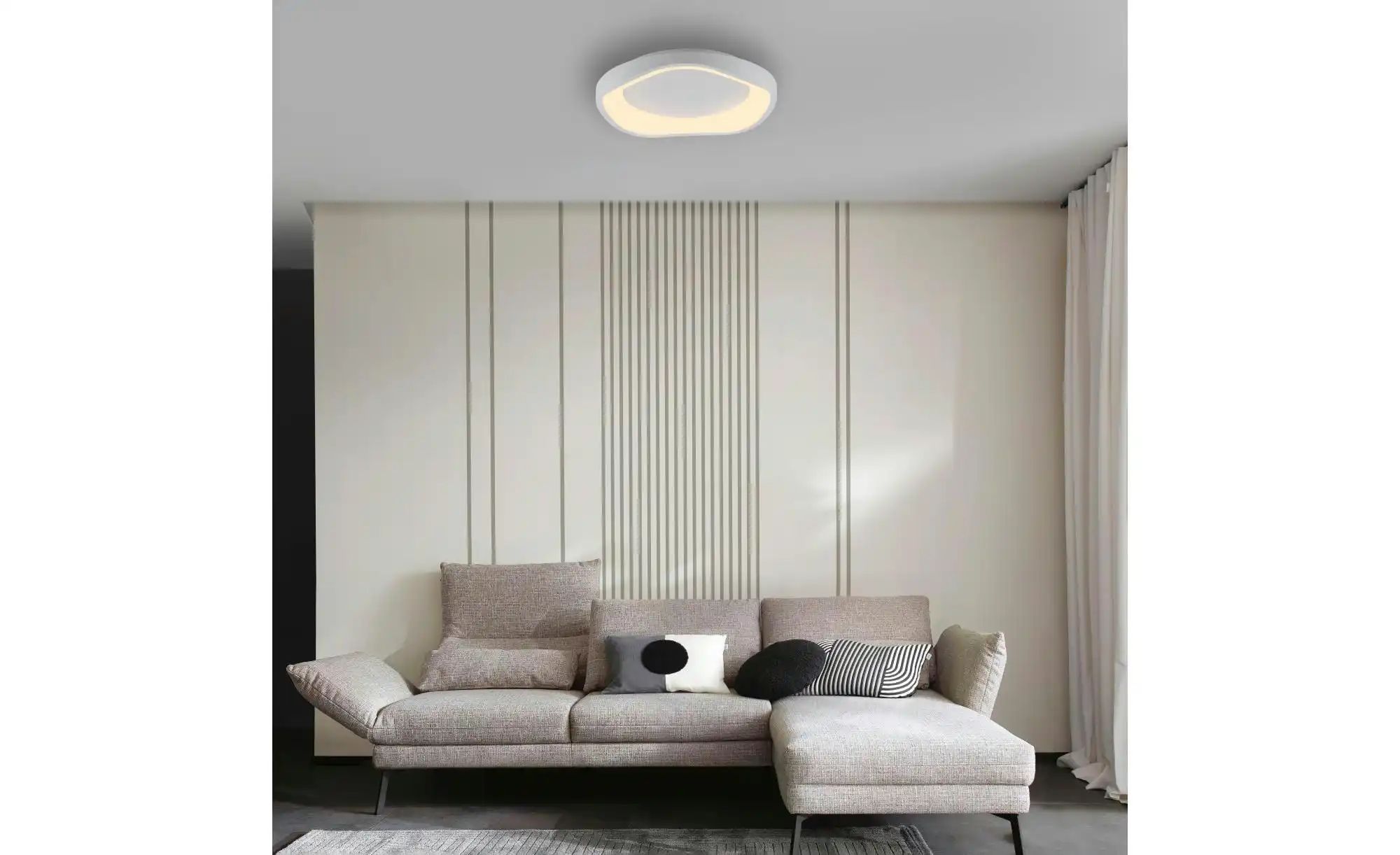 SCHÖNER WOHNEN Deckenleuchte   ¦ weiß ¦ Maße (cm): B: 40 H: 75  Ø: 40 Lampe günstig online kaufen