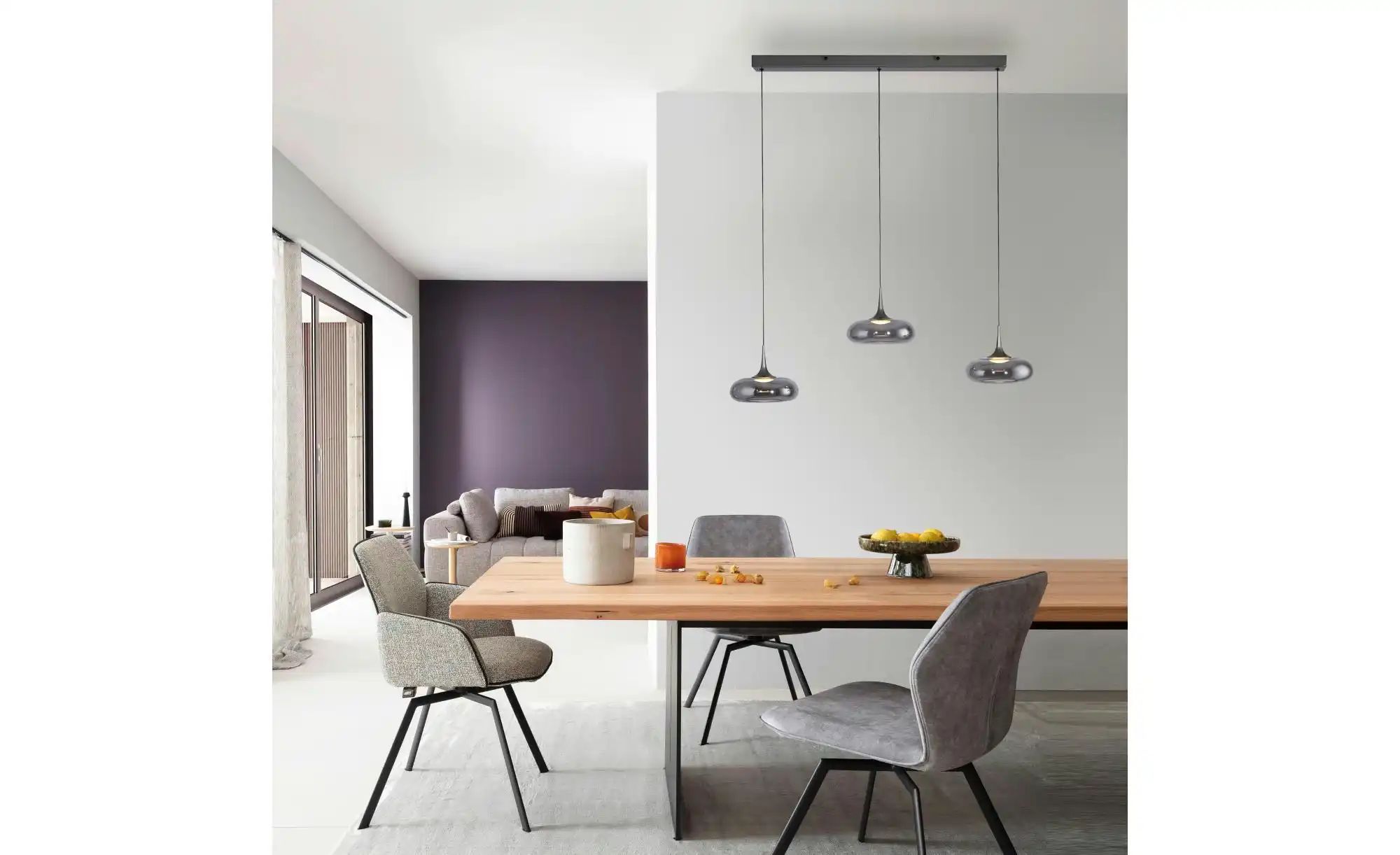 Thumbnail - SCHÖNER WOHNEN Kollektion Pendelleuchte   ¦ grau ¦ Maße (cm): B: 97 H: 200 T: 22.0 Lampen & Leuchten > Deckenleuchten - ...