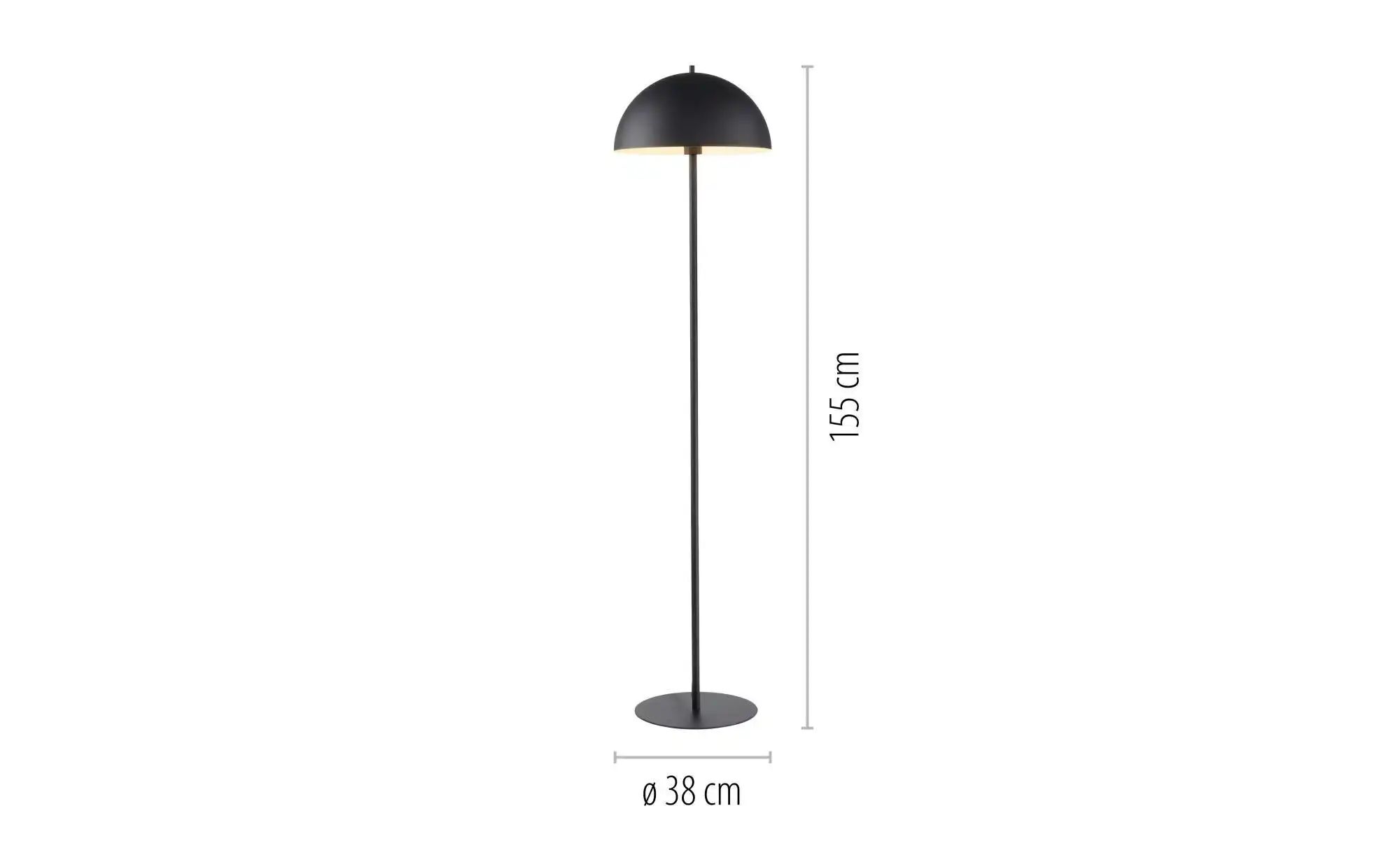 Paul Neuhaus Stehleuchte   ¦ schwarz ¦ Maße (cm): B: 38 H: 155  Ø: 38 Lampe günstig online kaufen