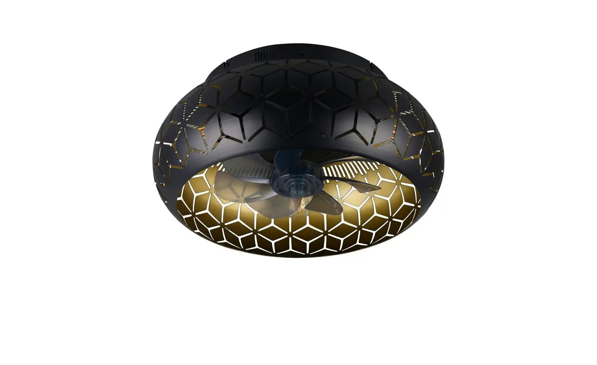 Thumbnail - Ventilator ¦ schwarz ¦ Maße (cm): H: 22 Ø: 50 Lampen & Leuchten > Deckenleuchten - Höffner