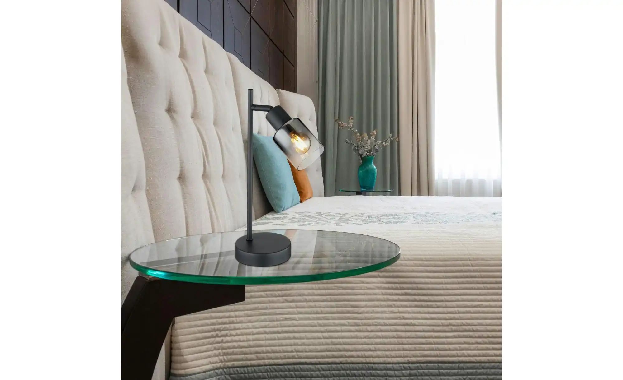 Globo Lighting Tischleuchte   ¦ schwarz ¦ Maße (cm): B: 12 H: 35 Lampen & L günstig online kaufen