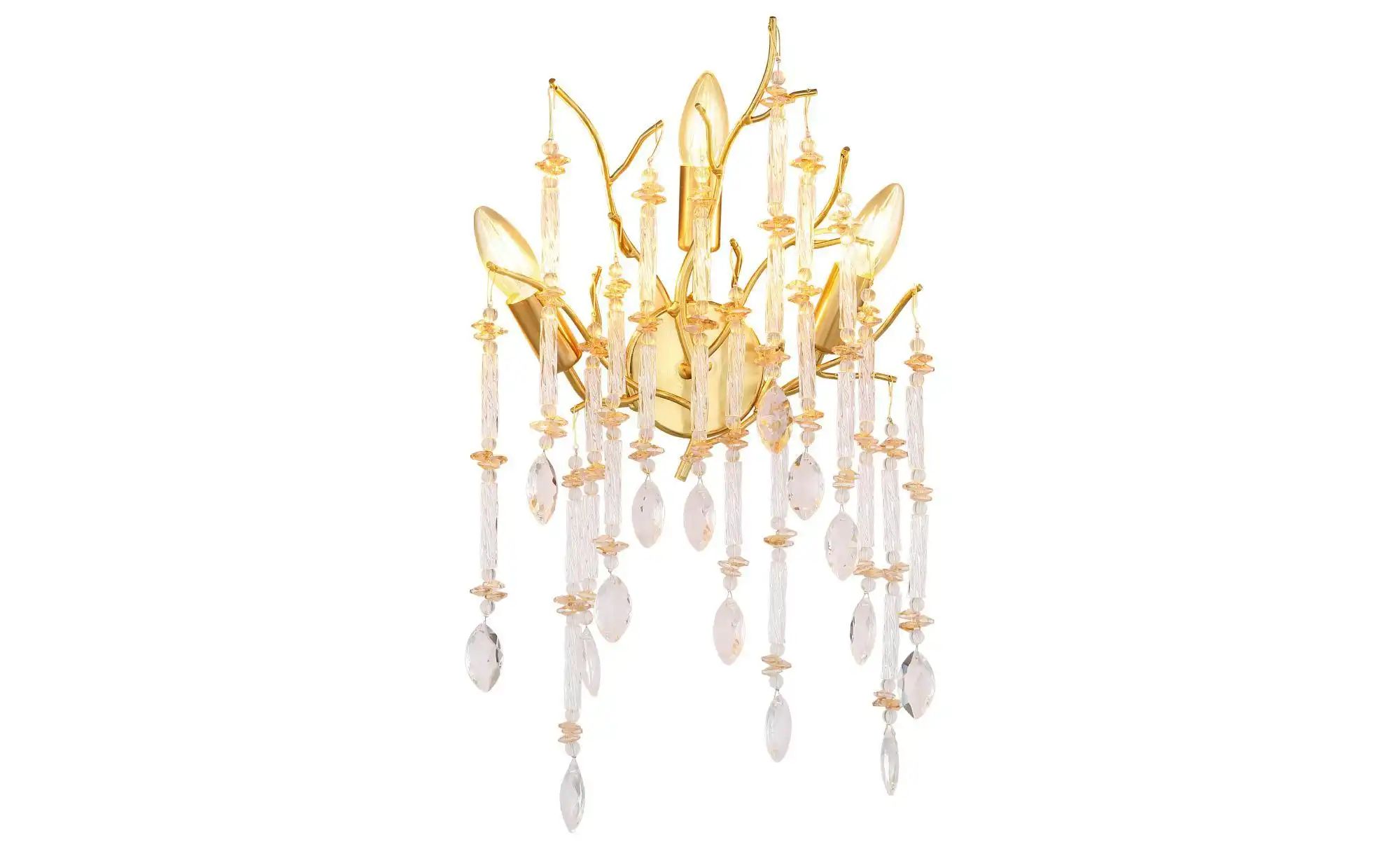 Globo Lighting Wandleuchte ¦ gold ¦ Maße (cm): B: 35 H: 50 Lampen & Leuchten > Wandleuchten - Höffner
