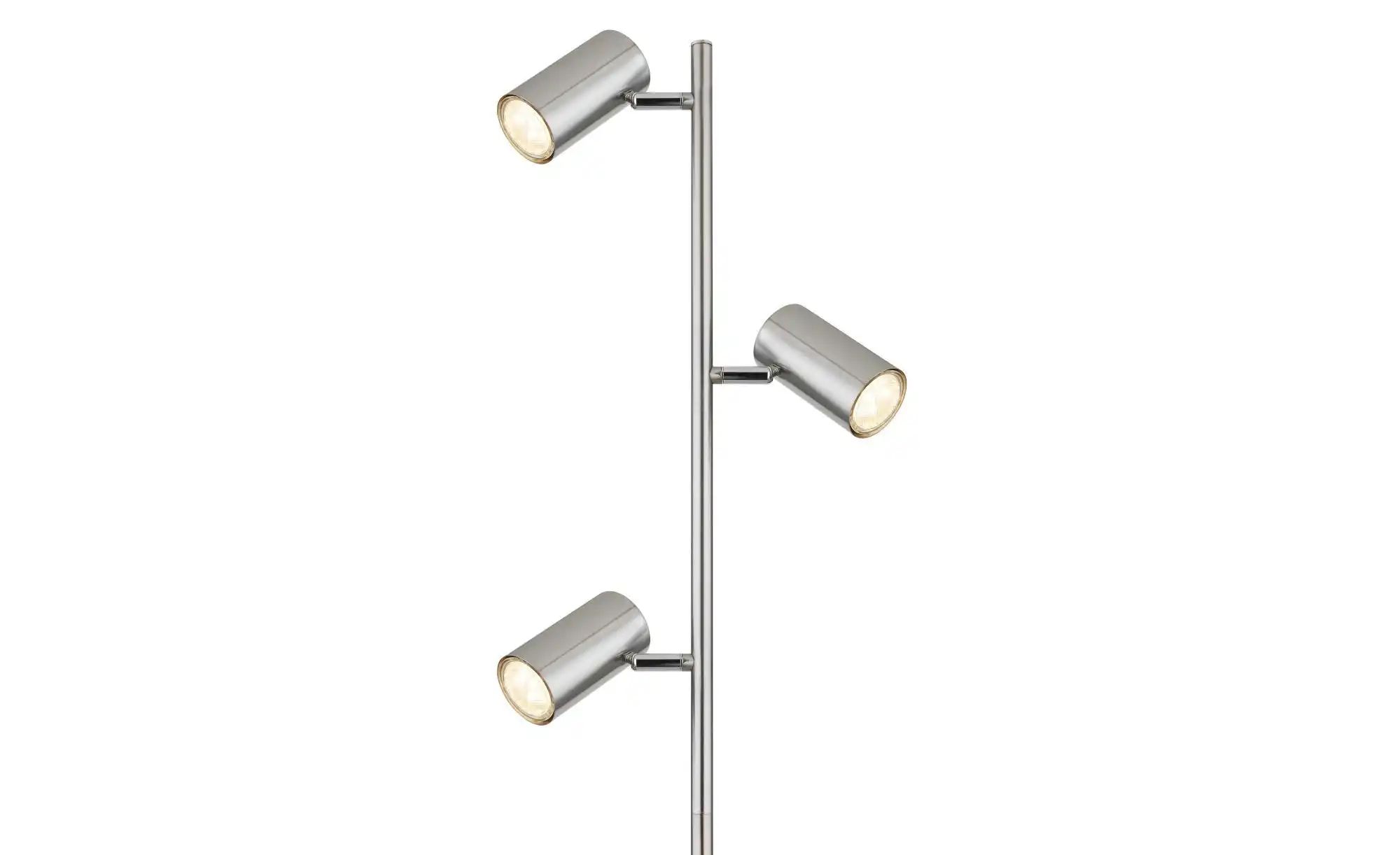 Globo Lighting Stehleuchte ¦ silber ¦ Maße (cm): B: 23 H: 154 Lampen & Leuchten > Stehlampen - Höffner