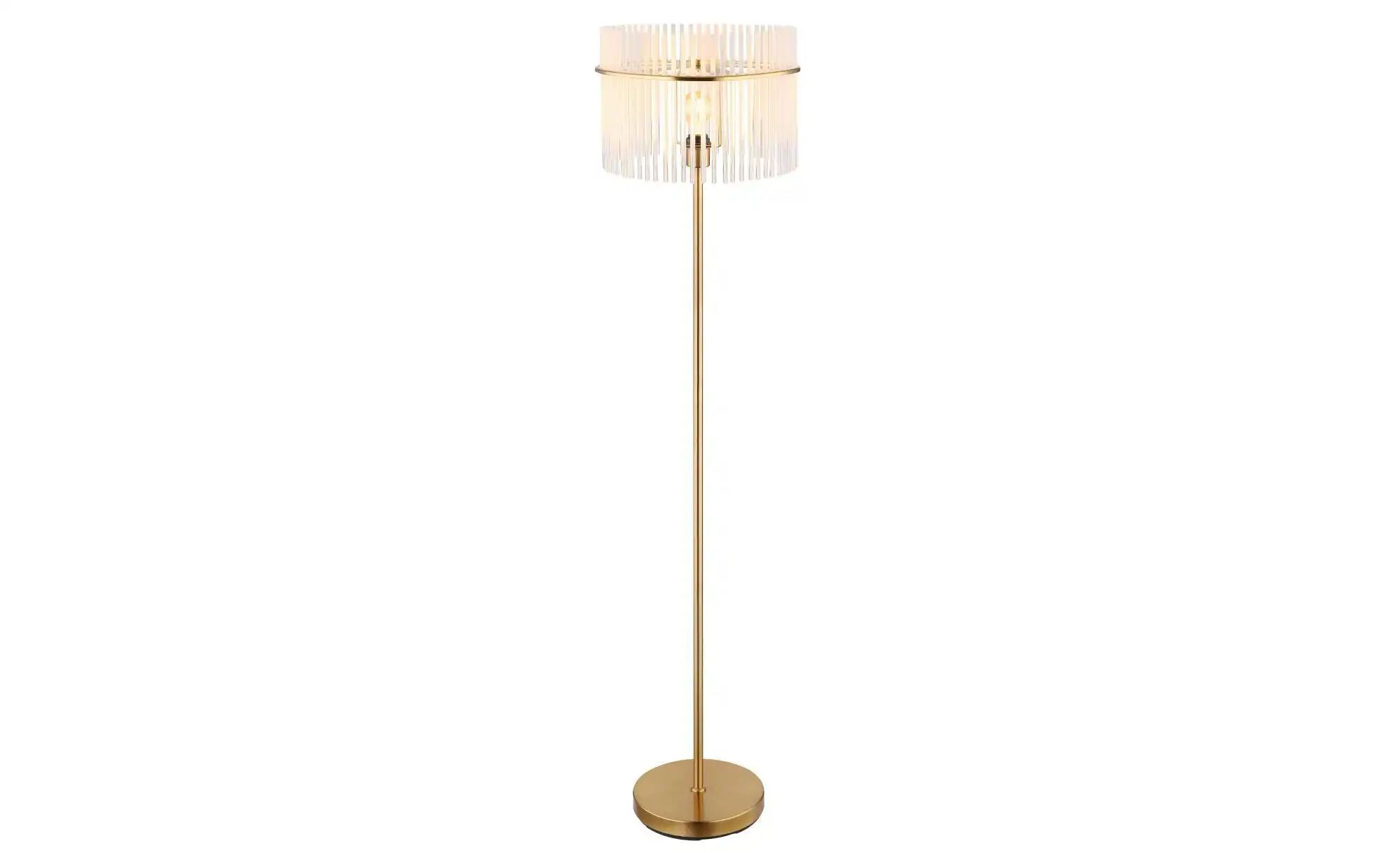Globo Lighting Stehleuchte ¦ gold ¦ Maße (cm): H: 152 Ø: 38 Lampen & Leuchten > Stehlampen - Höffner
