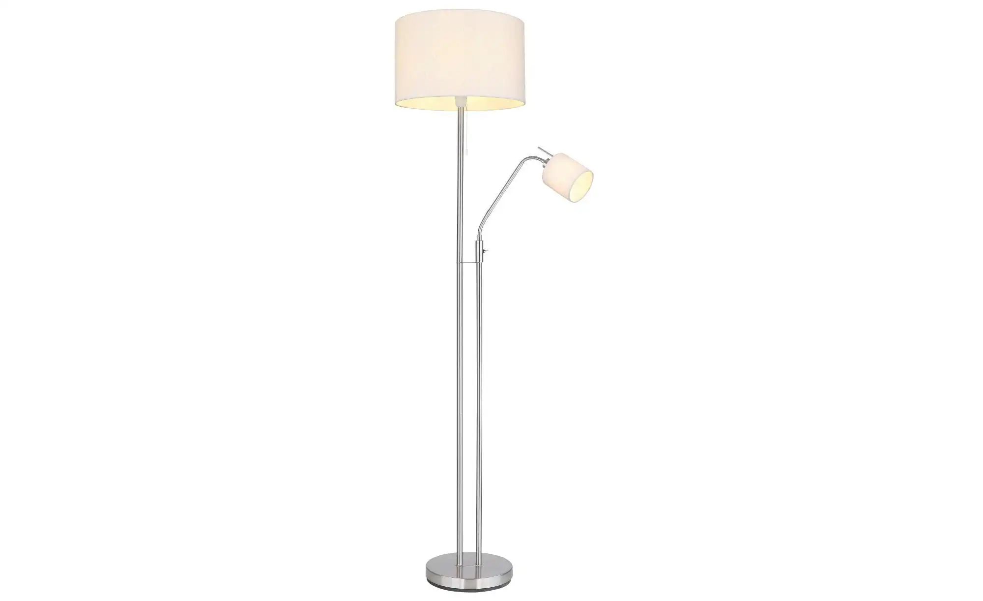 Globo Lighting Stehleuchte ¦ silber ¦ Maße (cm): H: 175 Ø: 40 Lampen & Leuchten > Stehlampen - Höffner