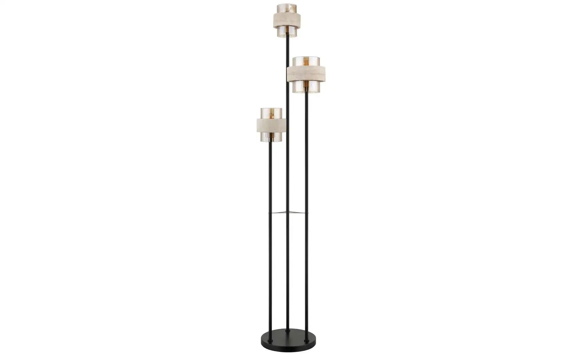 Globo Lighting Stehleuchte ¦ schwarz ¦ Maße (cm): H: 167 Ø: 34 Lampen & Leuchten > Stehlampen - Höffner