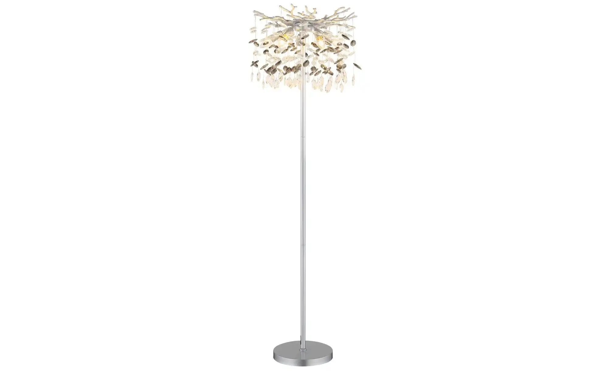 Globo Lighting Stehleuchte ¦ grau ¦ Maße (cm): H: 155 Ø: 46 Lampen & Leuchten > Stehlampen - Höffner